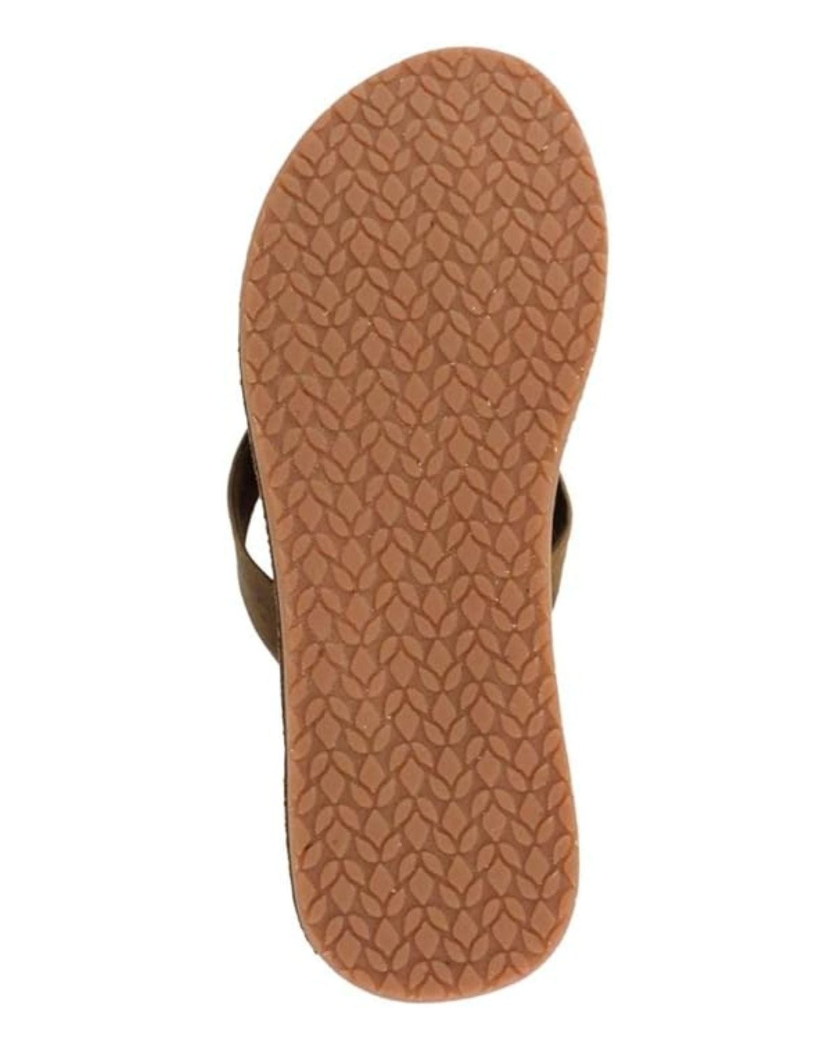 Reef Womens Skinny Leather Thongs - Brown