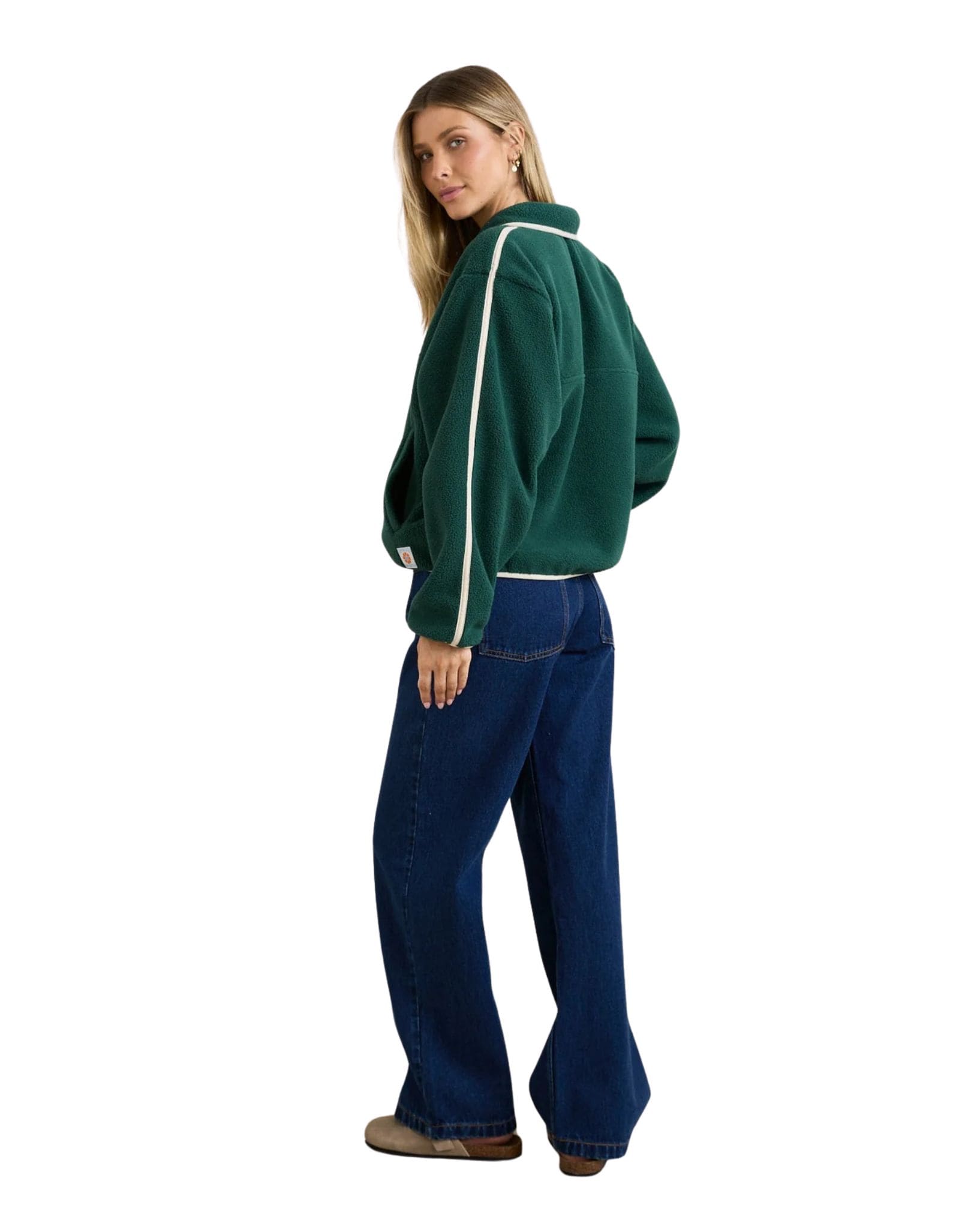 Rhythm Camp Half Zip Sherpa Pullover
