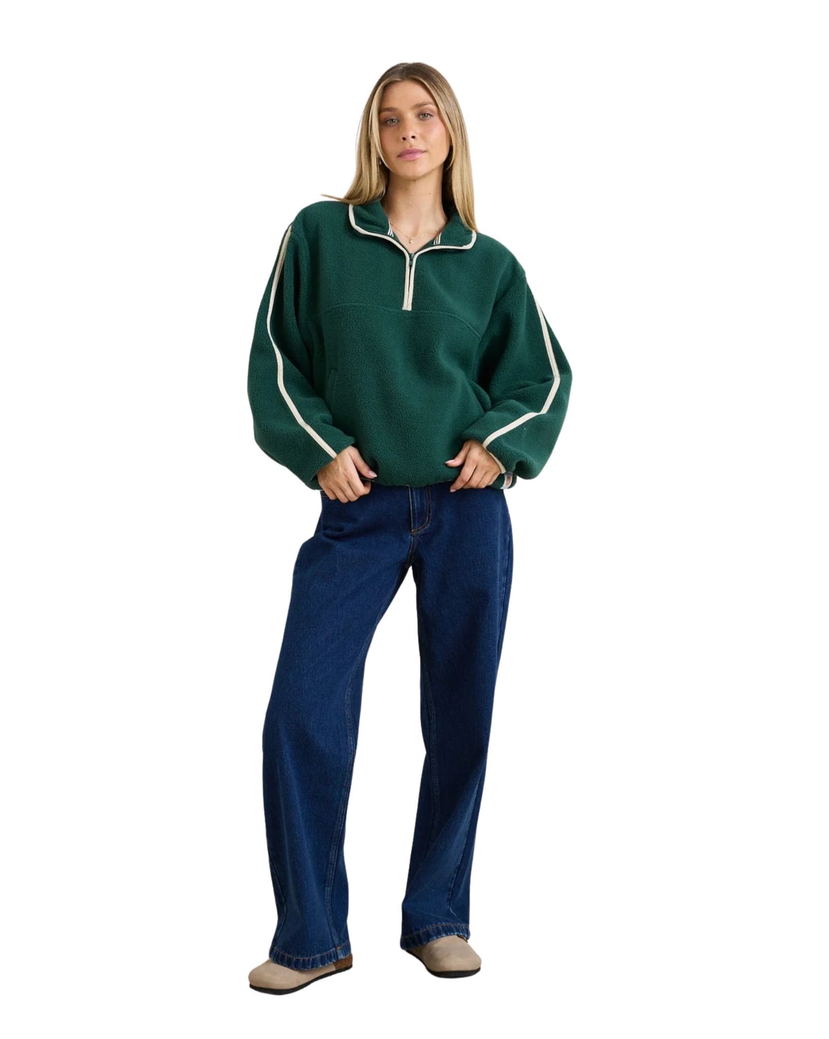 Rhythm Camp Half Zip Sherpa Pullover