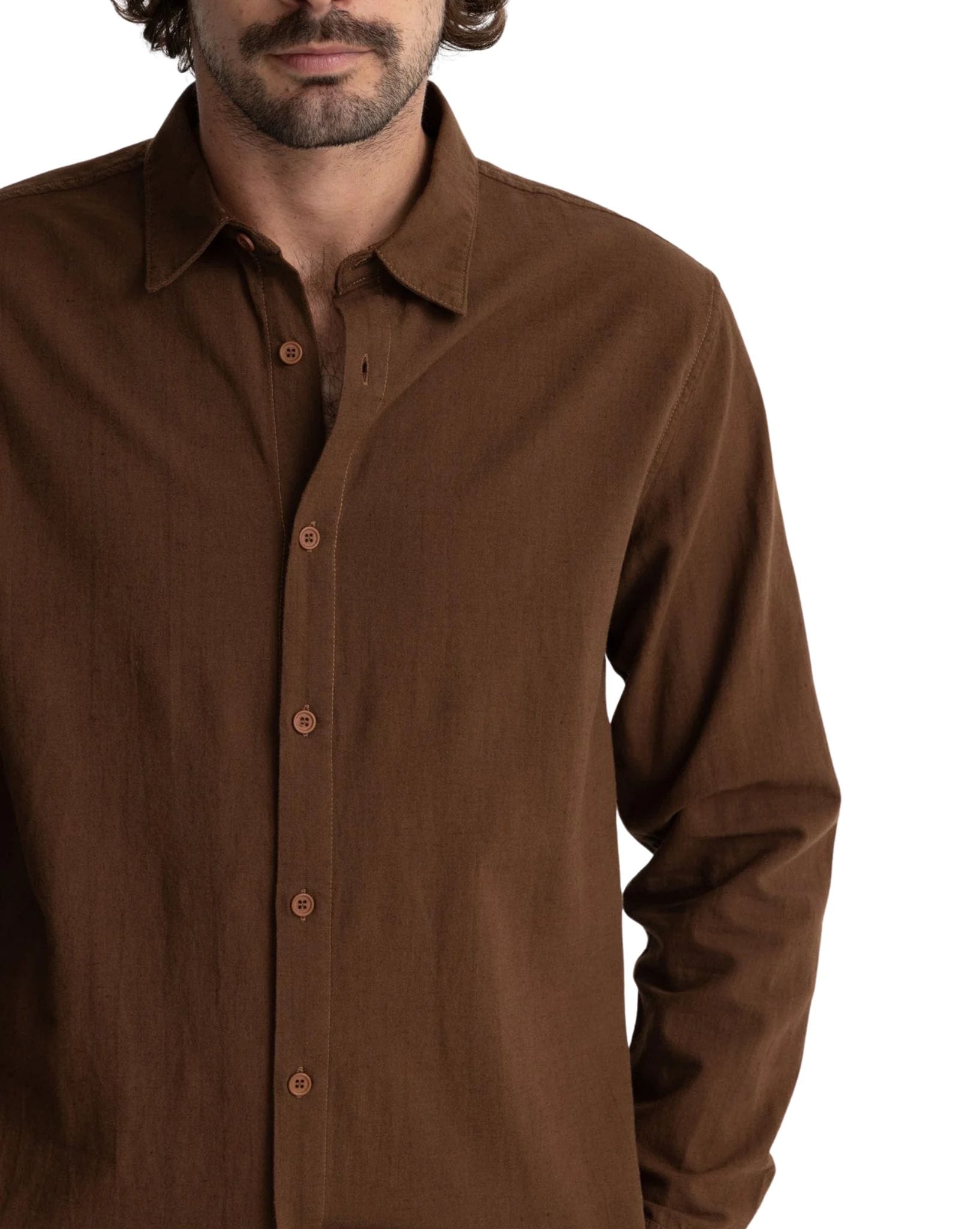 Rhythm Classic Linen Ls Shirt