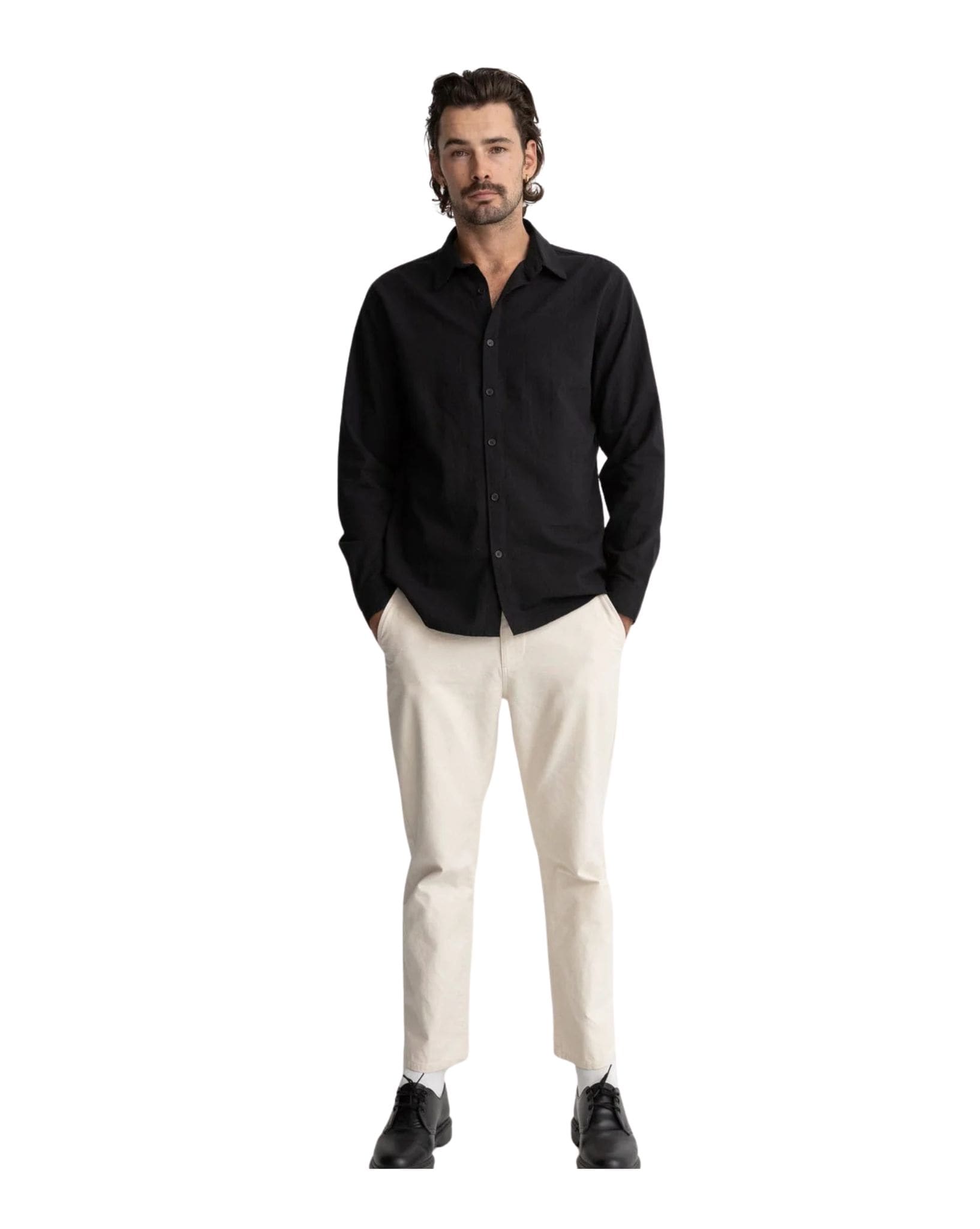 Rhythm Classic Linen Ls Shirt