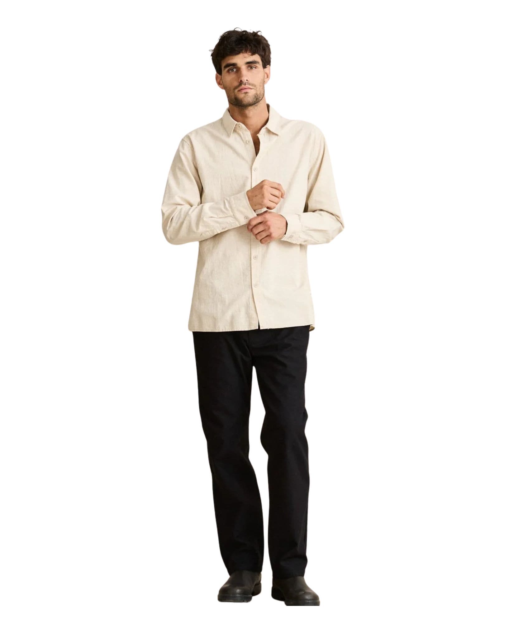 Rhythm Classic Linen Ls Shirt