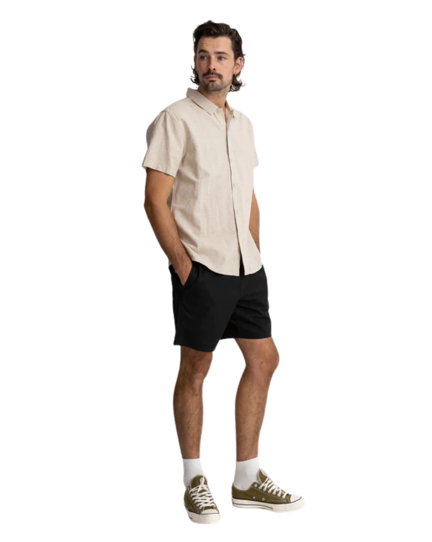 Rhythm Classic Linen Ss Shirt