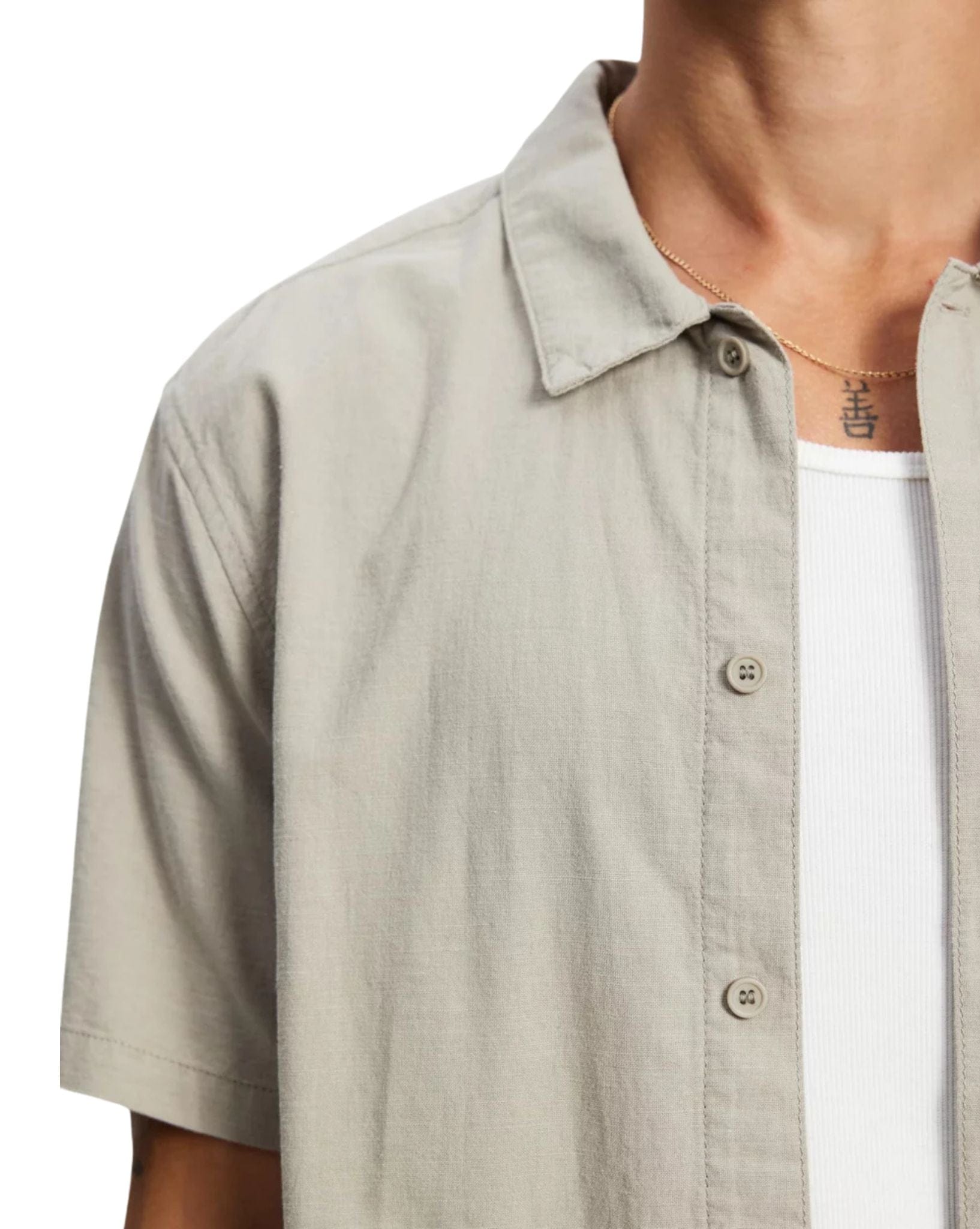 Rhythm Classic Linen Ss Shirt
