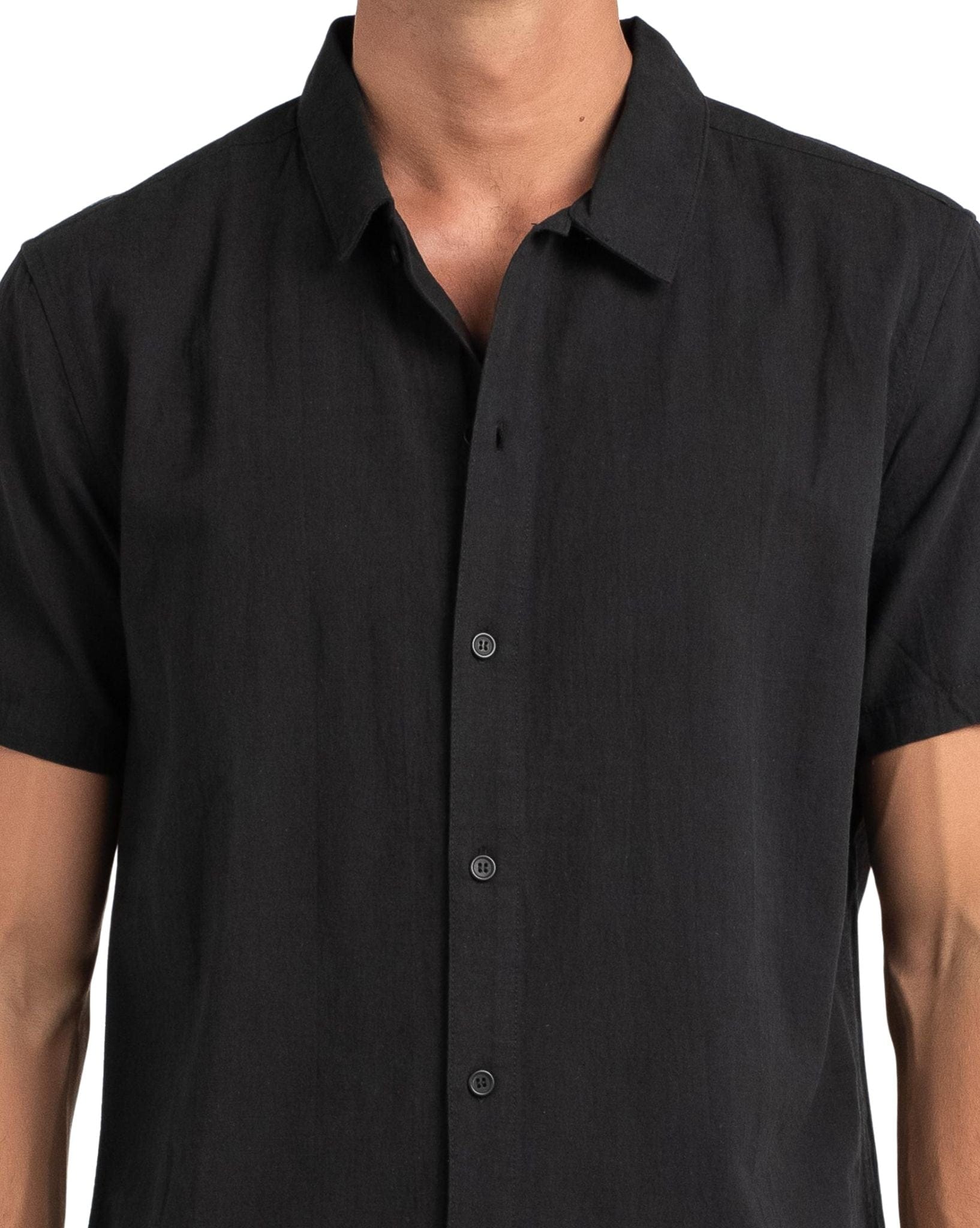 Rhythm Classic Linen Ss Shirt