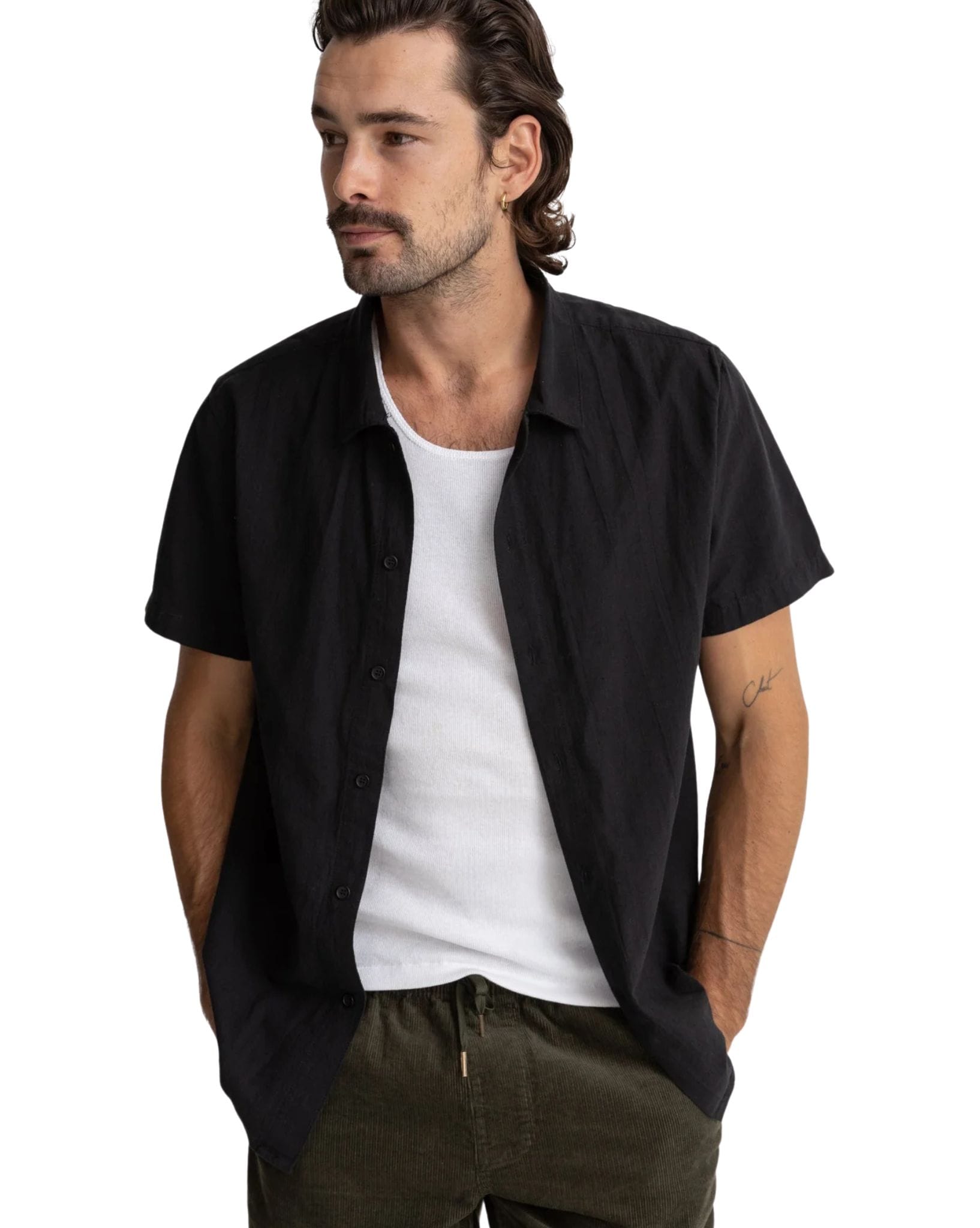 Rhythm Classic Linen Ss Shirt