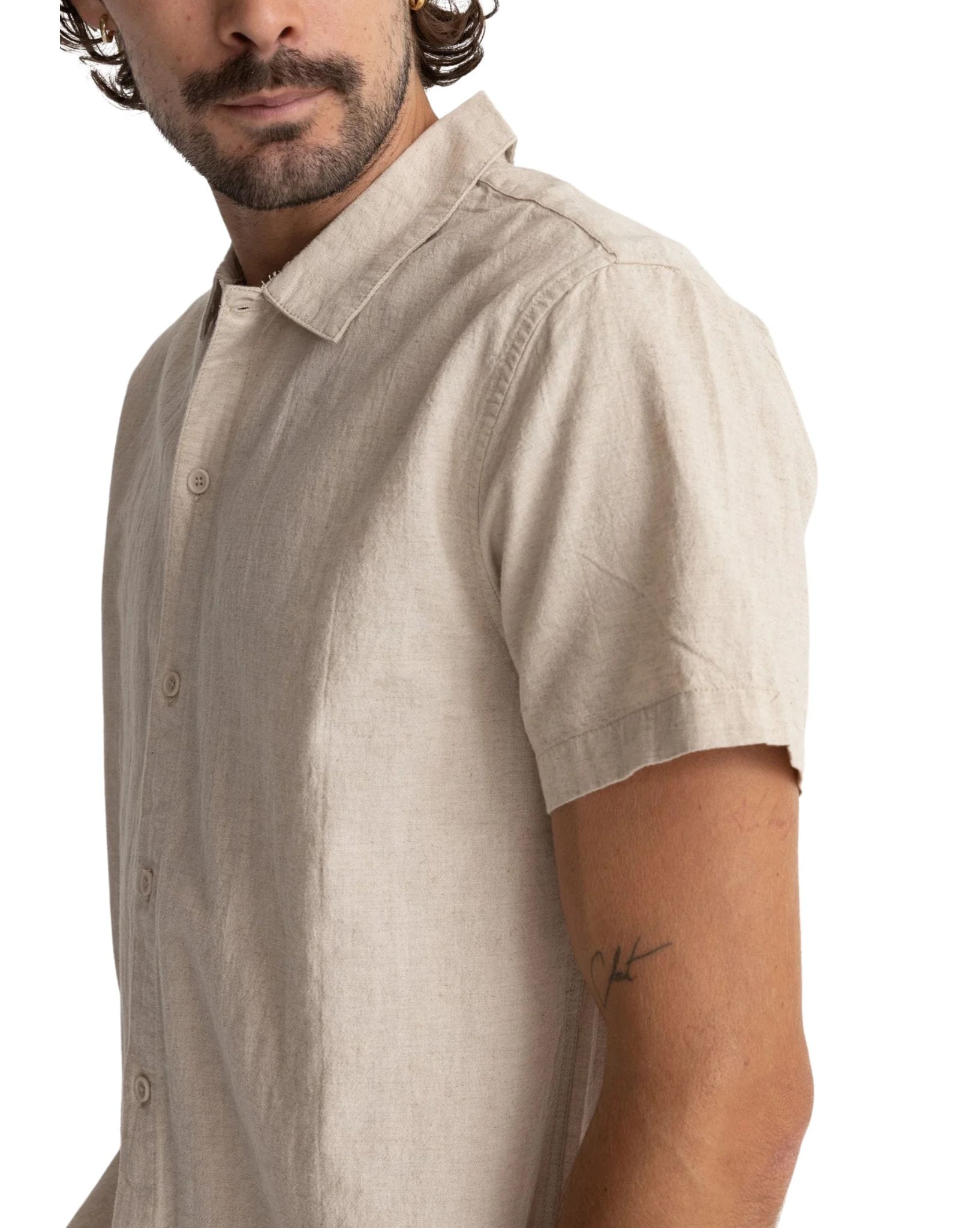 Rhythm Classic Linen Ss Shirt