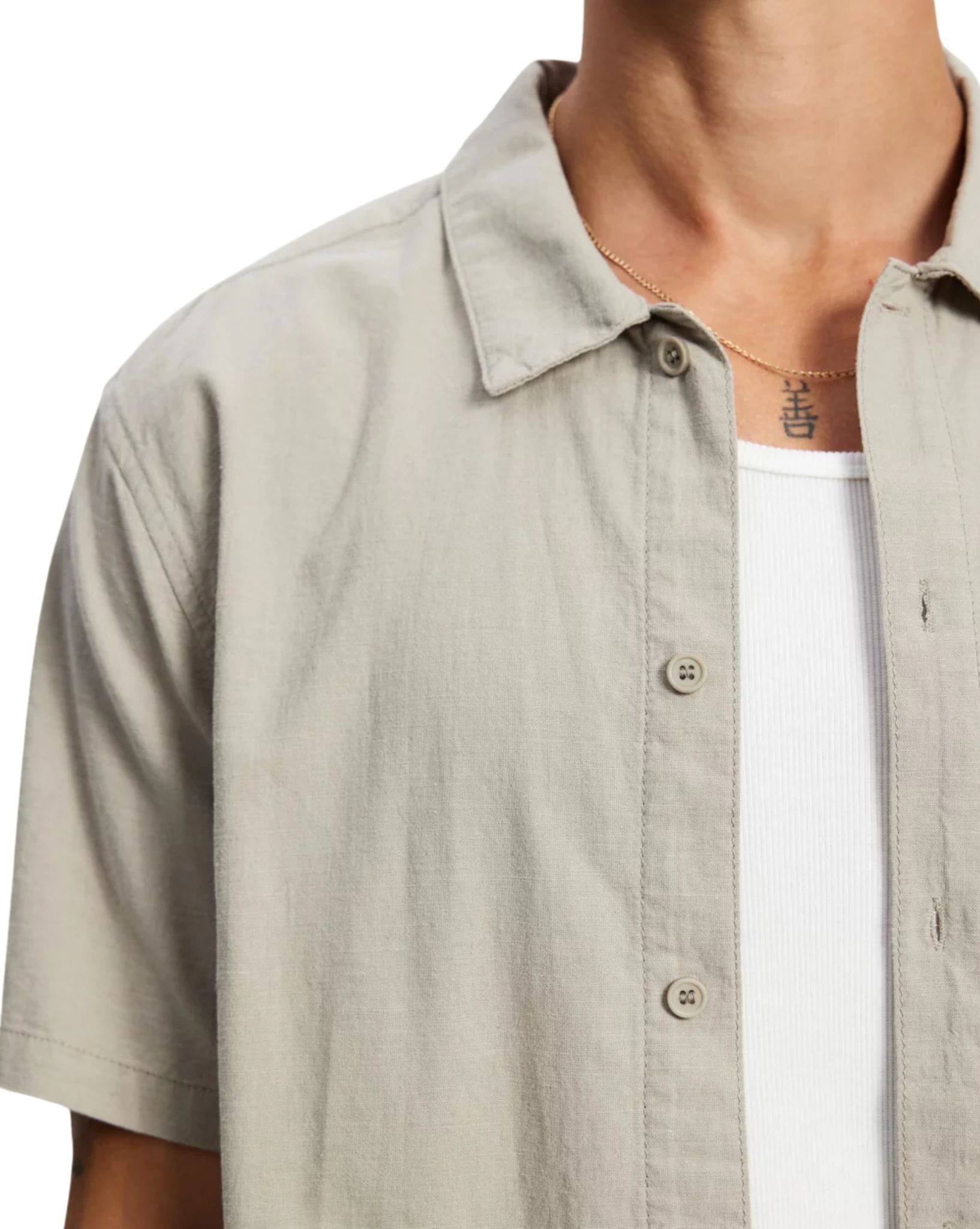 Rhythm Classic Linen Ss Shirt