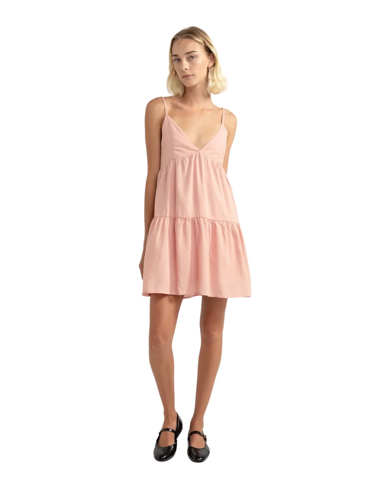 Rhythm Classic Tiered Mini Dress
