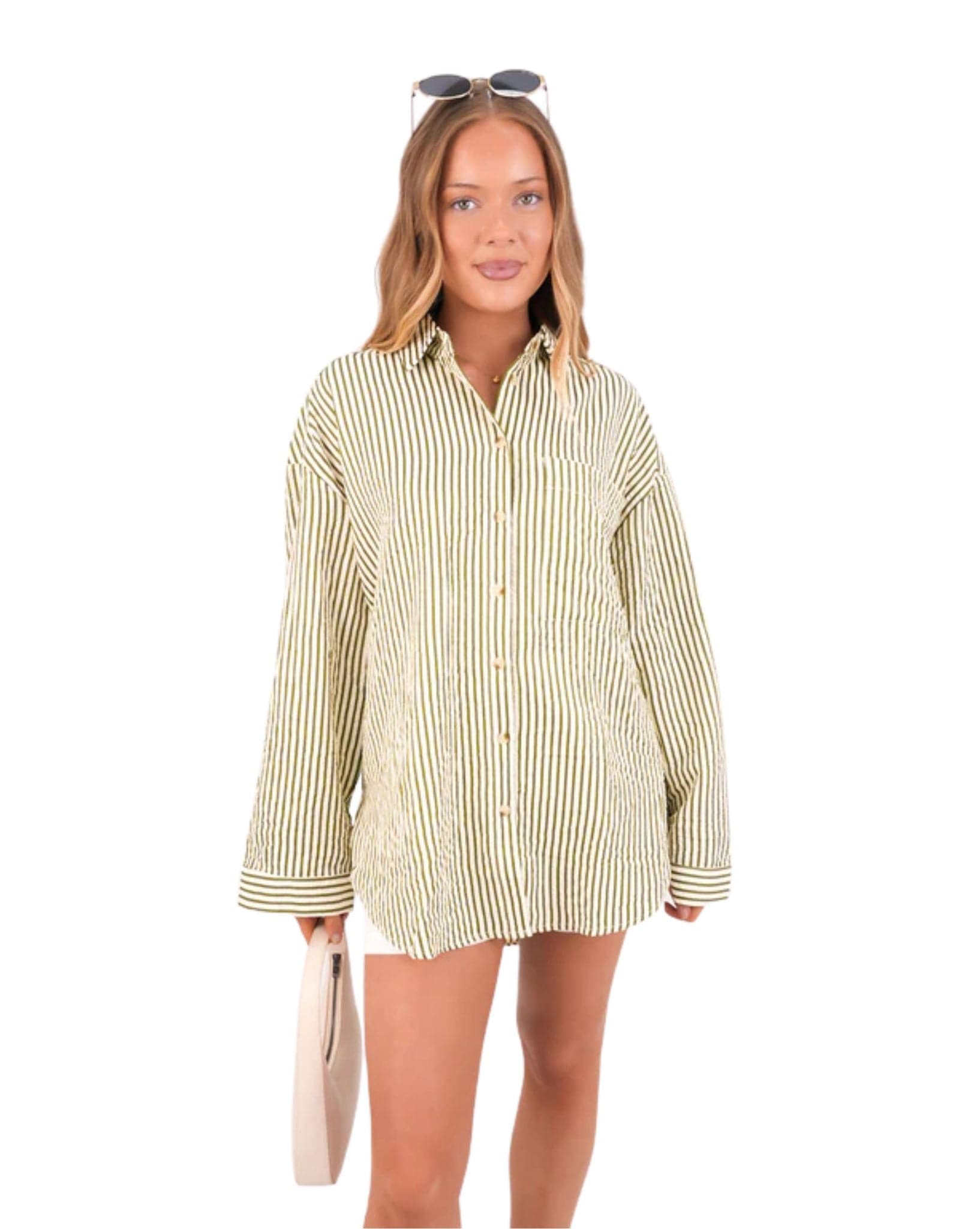 Rhythm Cove Stripe Long Sleeve Shirt