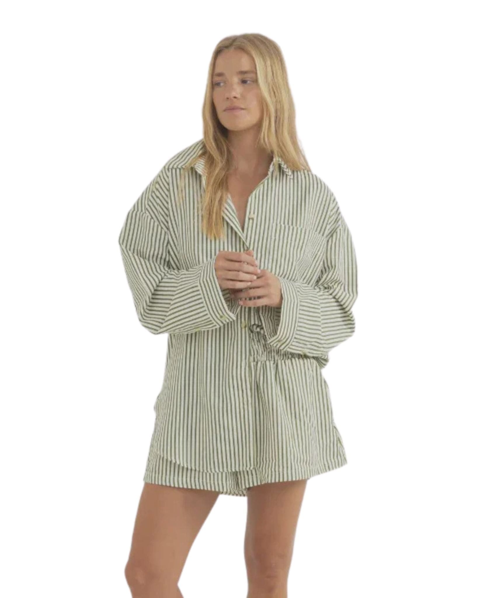 Rhythm Cove Stripe Long Sleeve Shirt