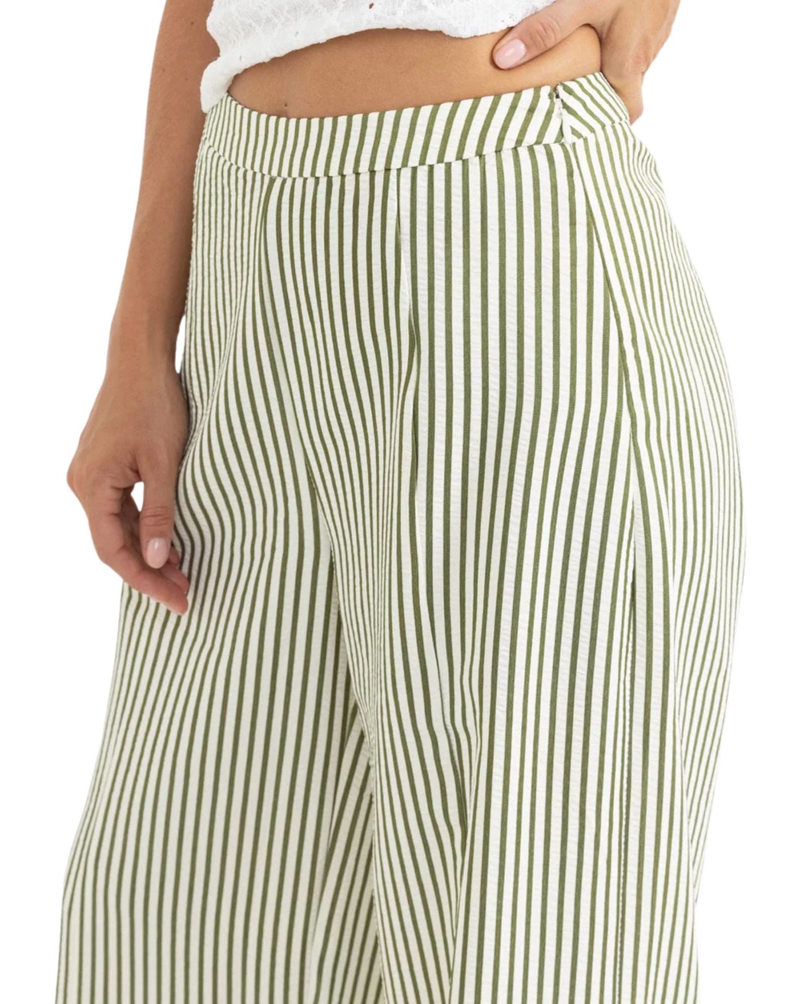 Rhythm Cove Stripe Wide Leg Pant
