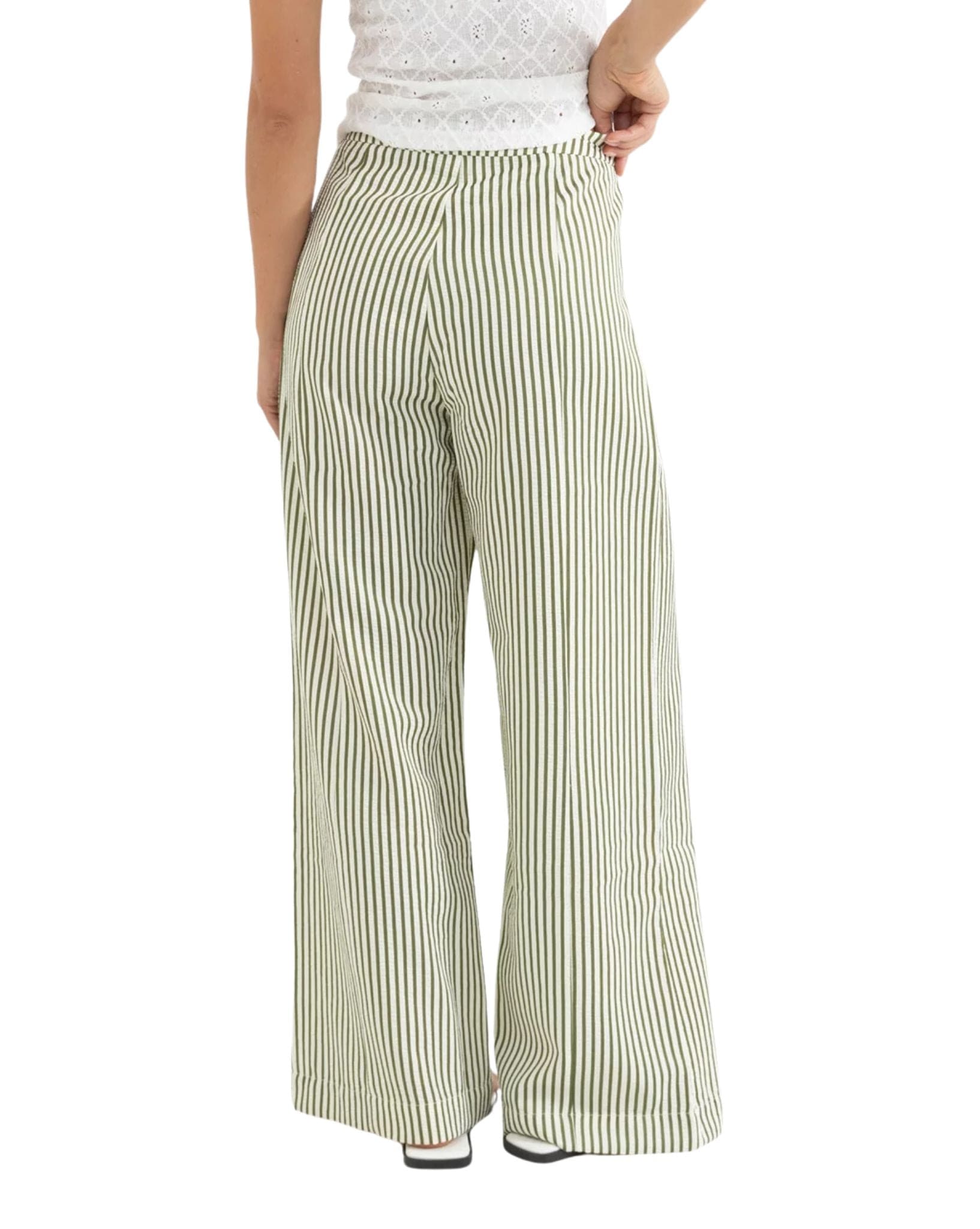 Rhythm Cove Stripe Wide Leg Pant