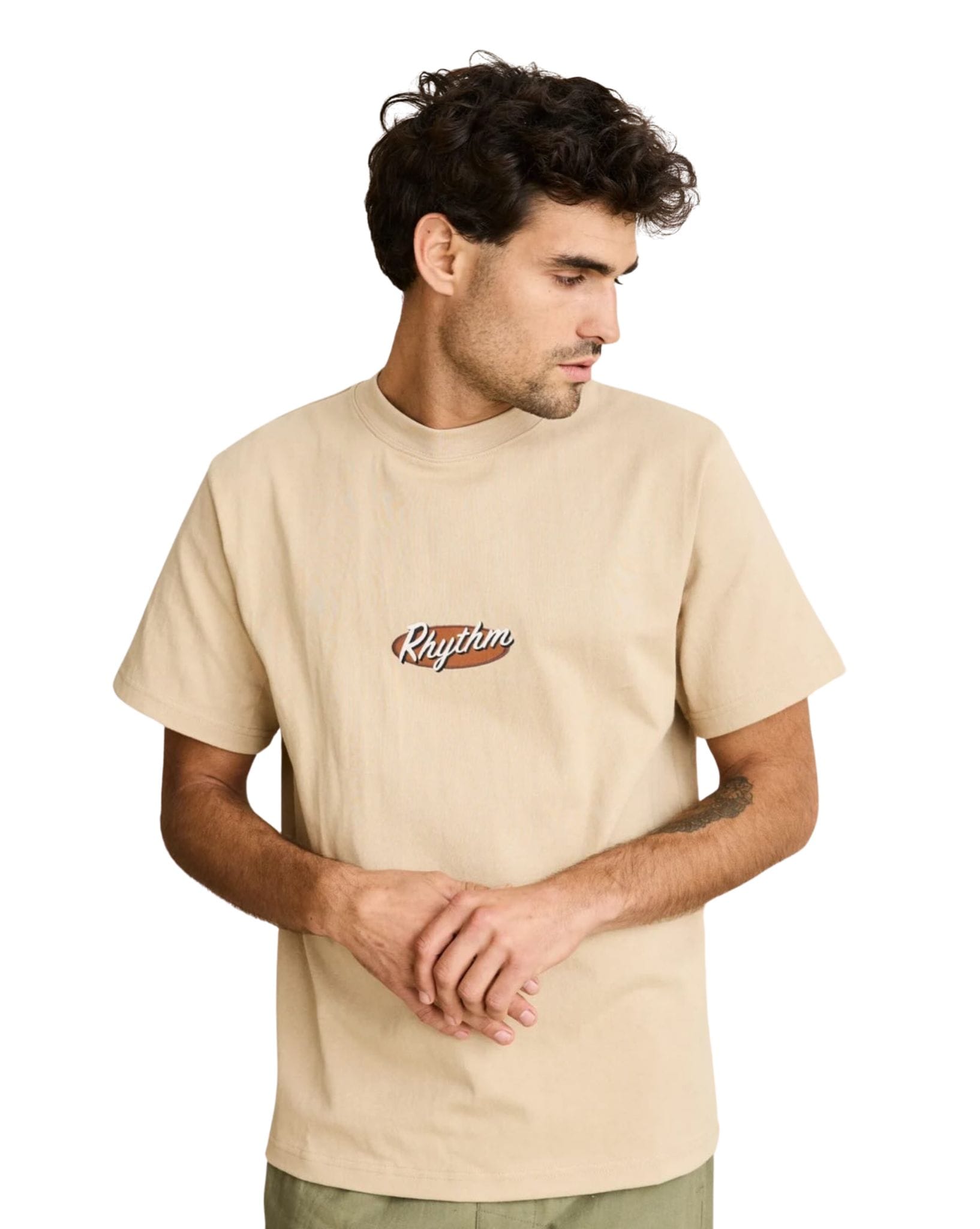 Rhythm Hallmark Heavy Vintage Embroidered Ss T-Shirt