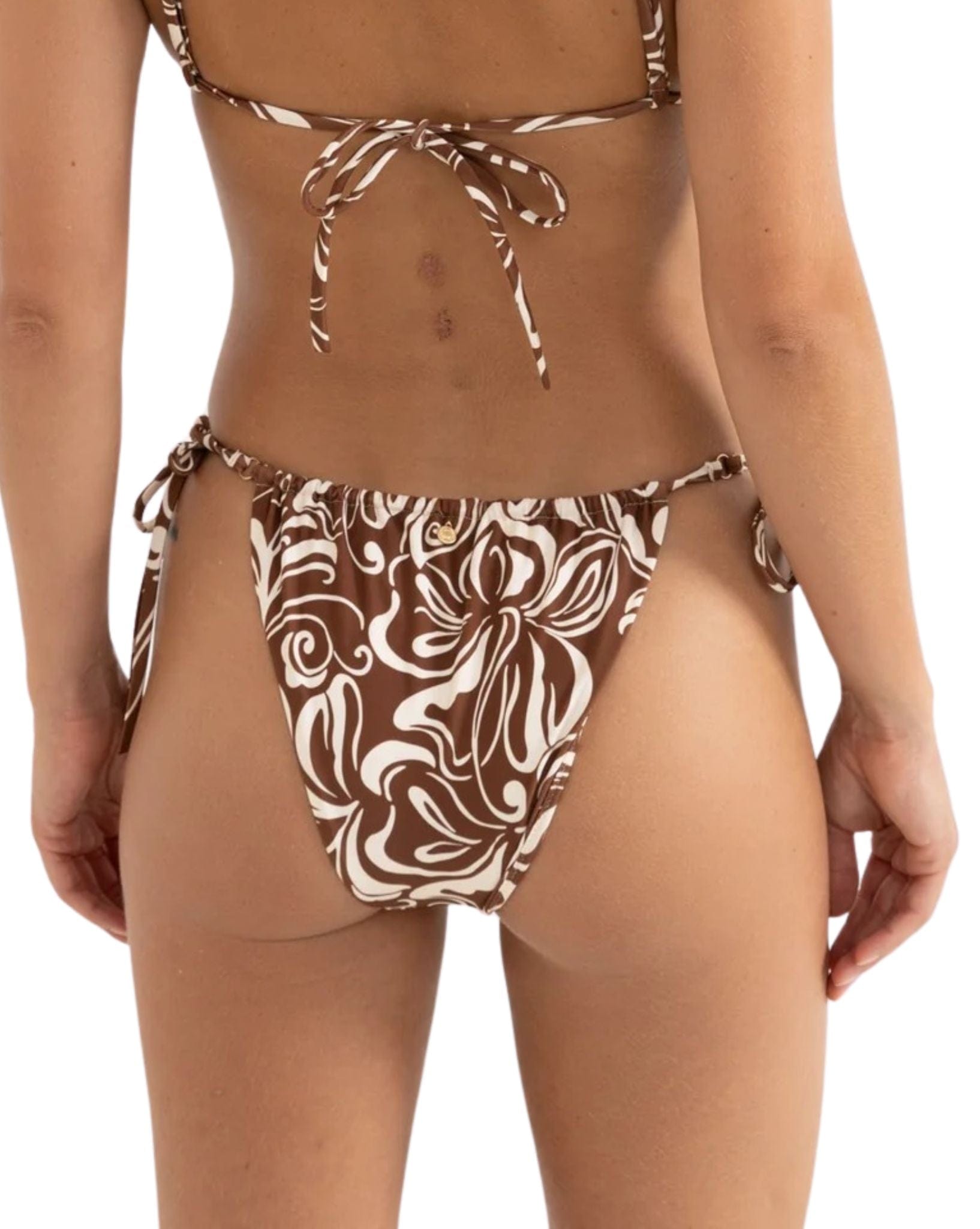 Rhythm Kai Floral Gathered Tie Side Itsy Pant