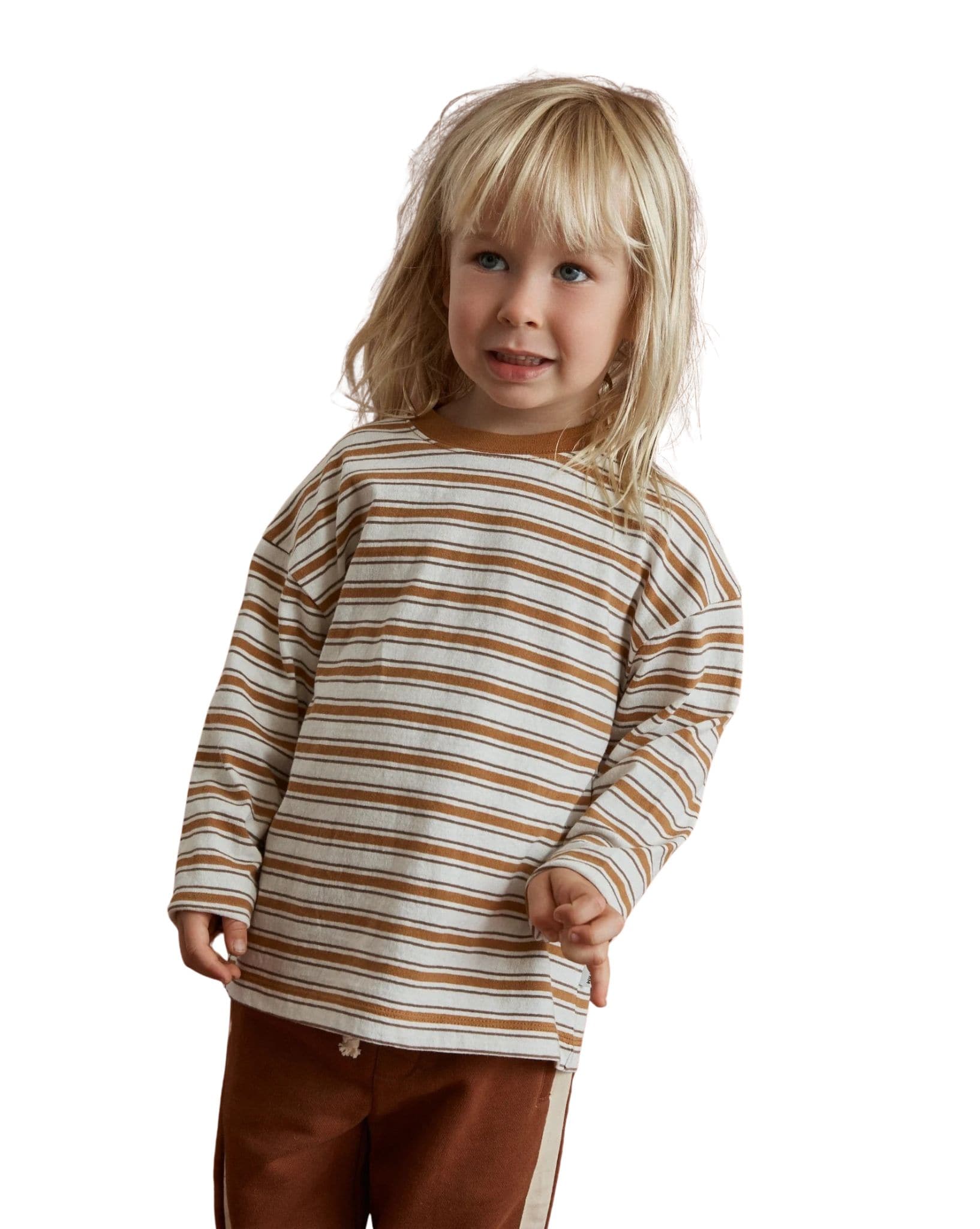 Rhythm Kids Vintage Stripe Ls T-Shirt