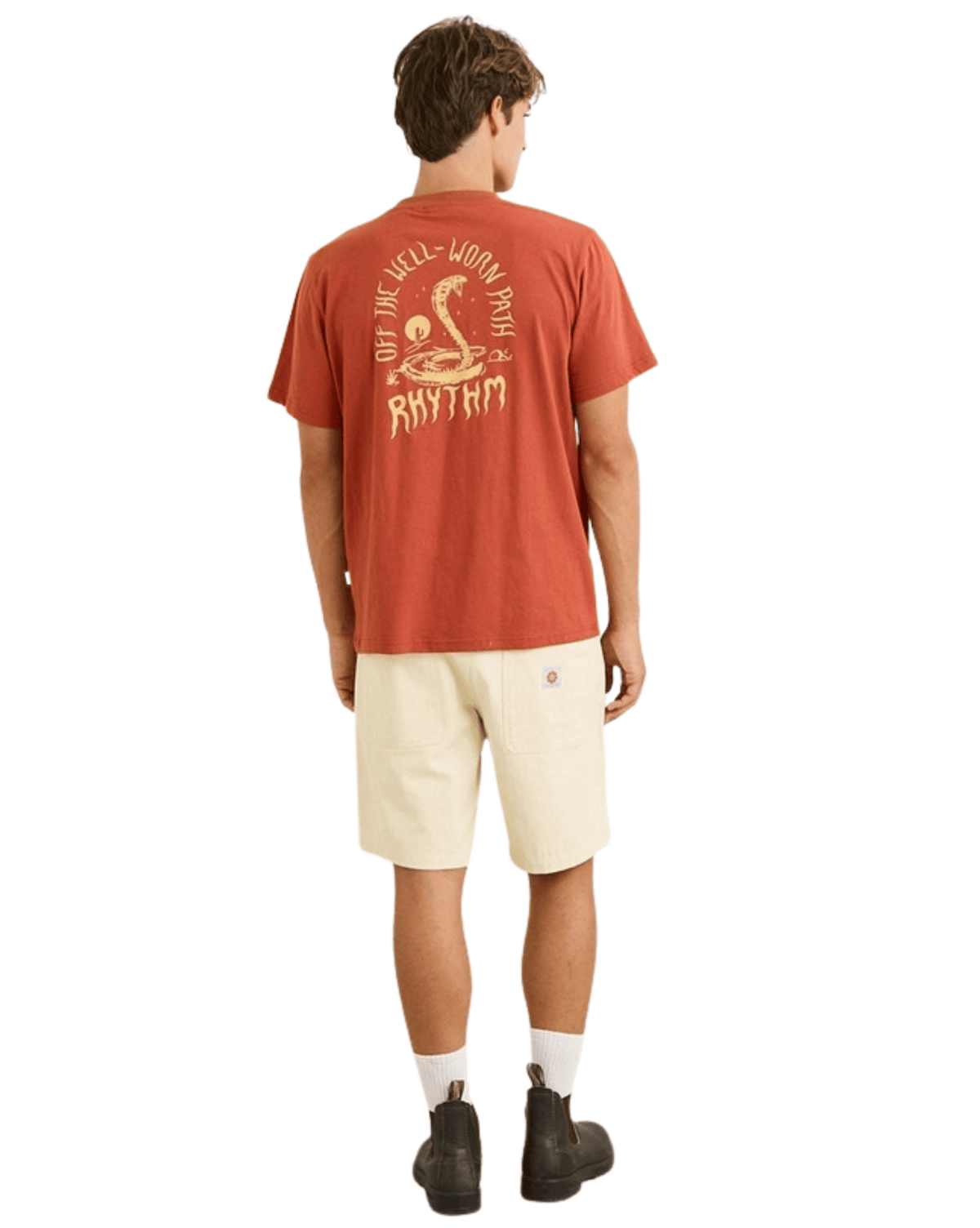 Rhythm Mens Desert Daze SS T-Shirt - Rust