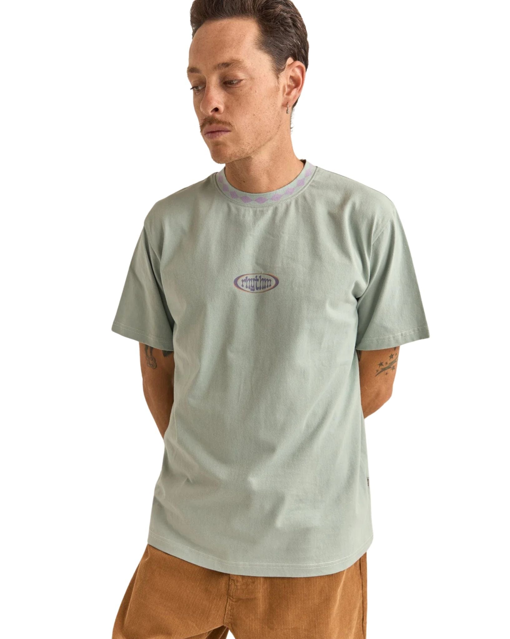 Rhythm Mens Flow Vintage Ss T-Shirt