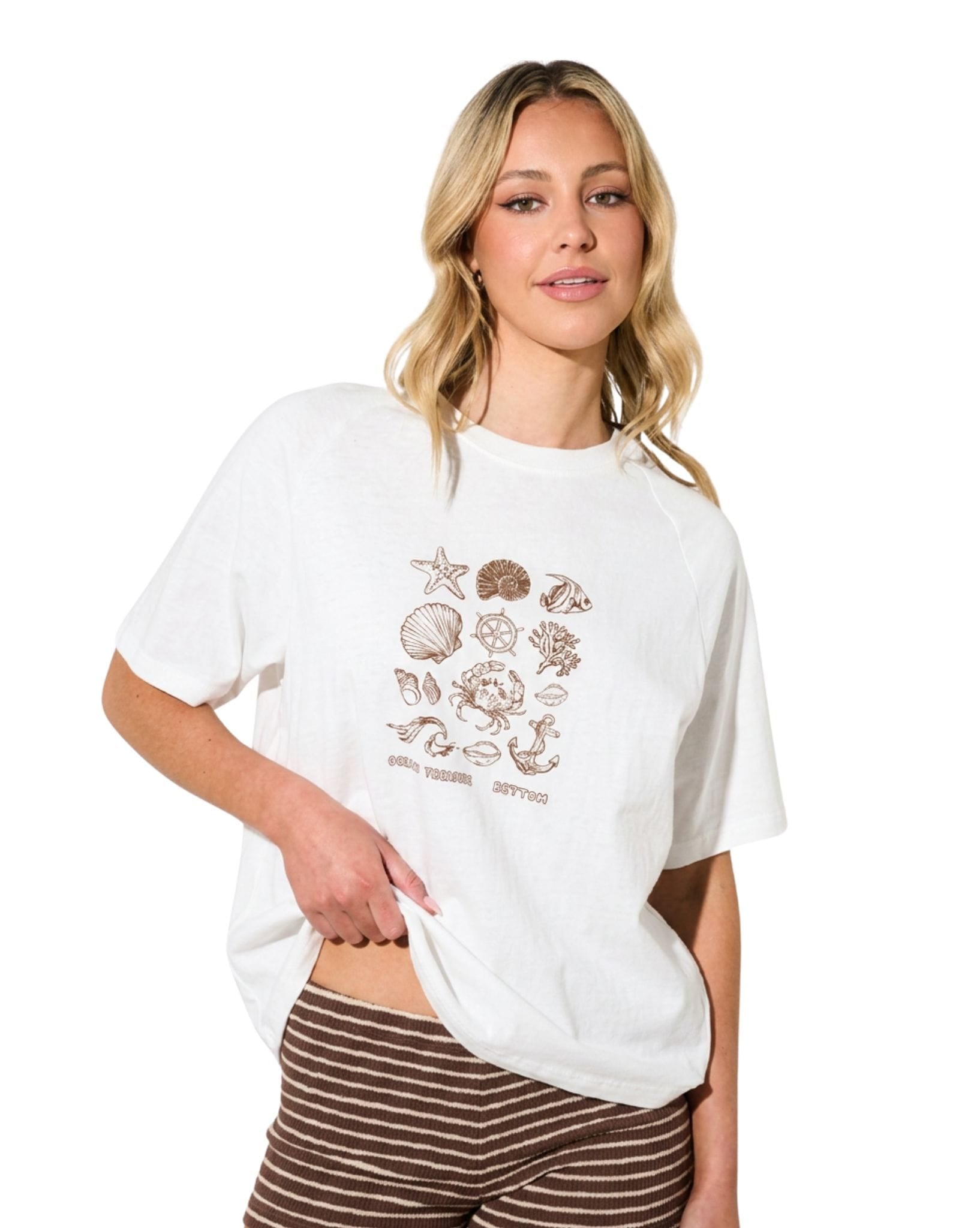 Rhythm Ocean Sounds Raglan T-Shirt