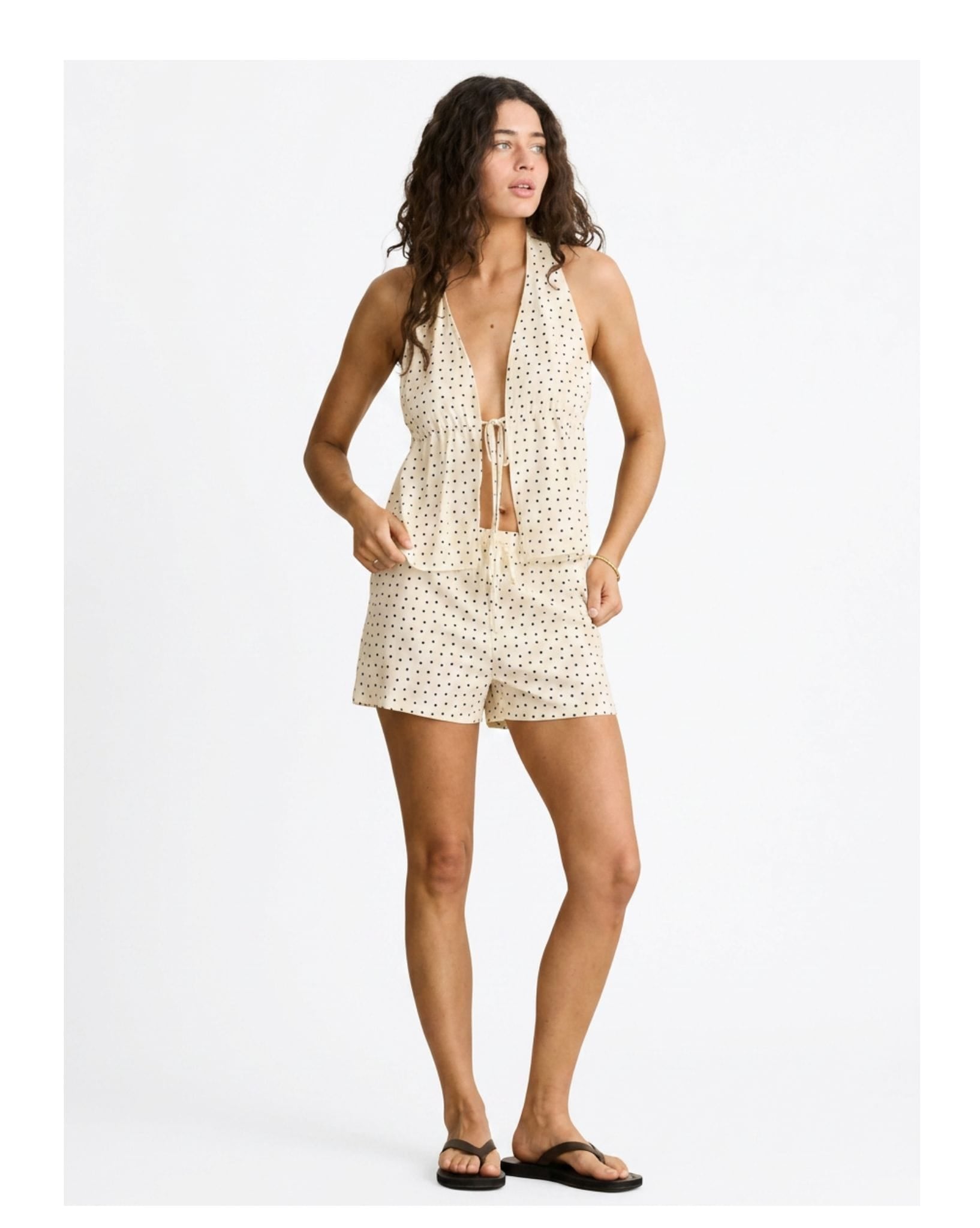 Rhythm Polka Halter Top