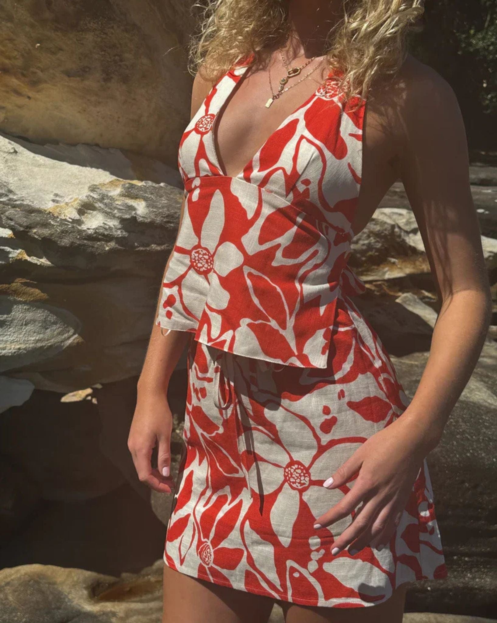 Rhythm Poppy Mini Skirt