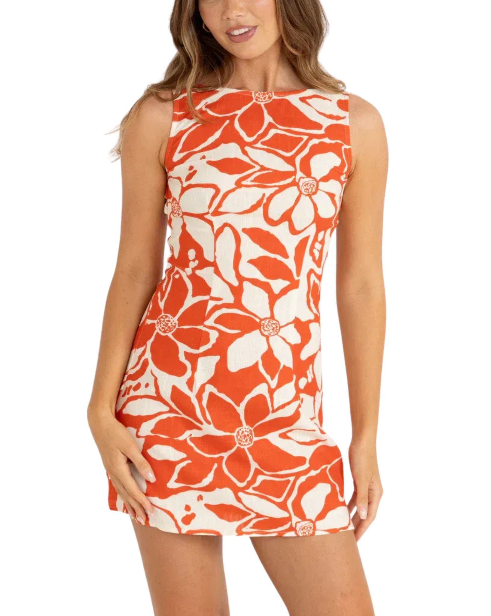 Rhythm Poppy Tie Back Mini Dress