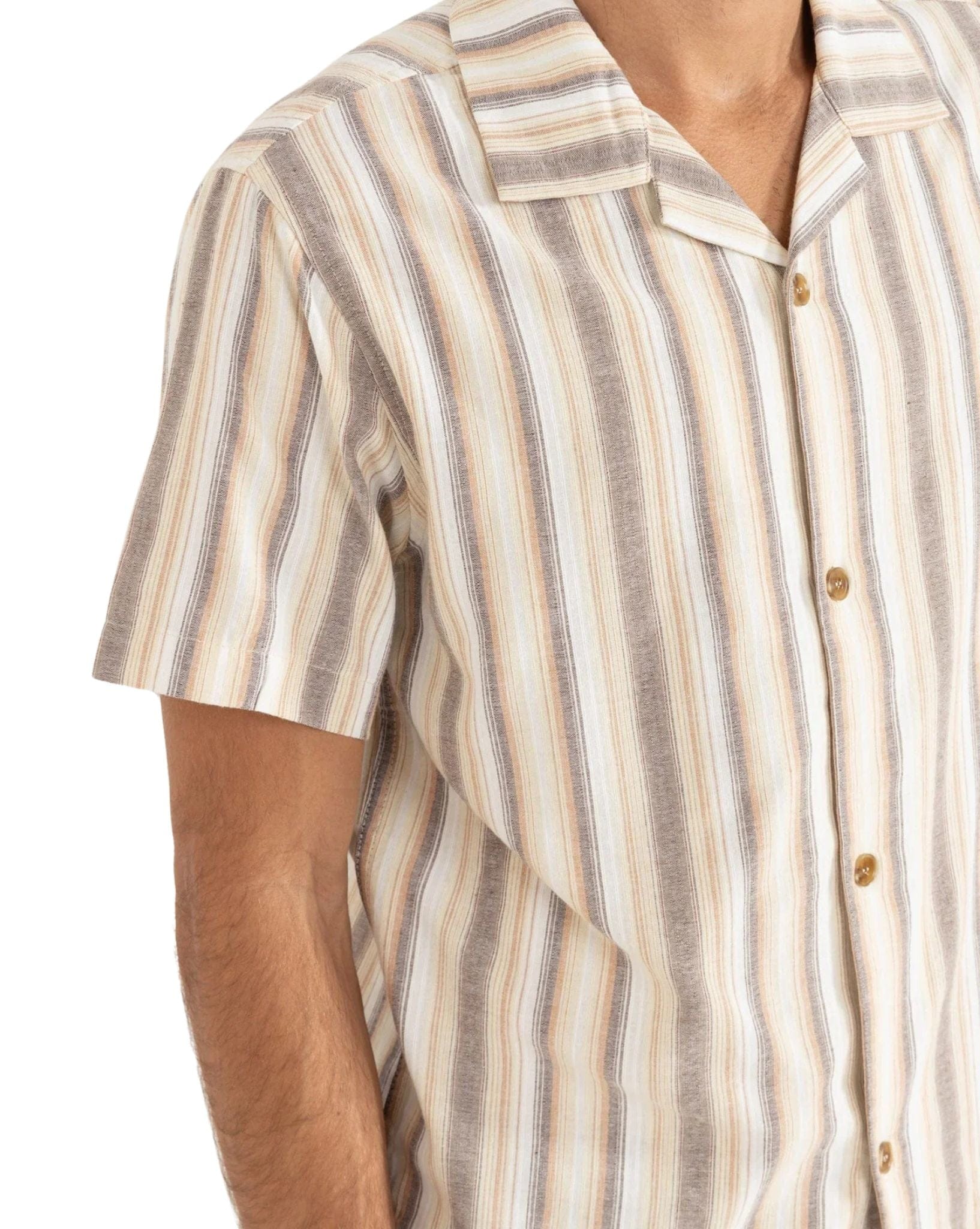 Rhythm Vacation Stripe Ss Shirt