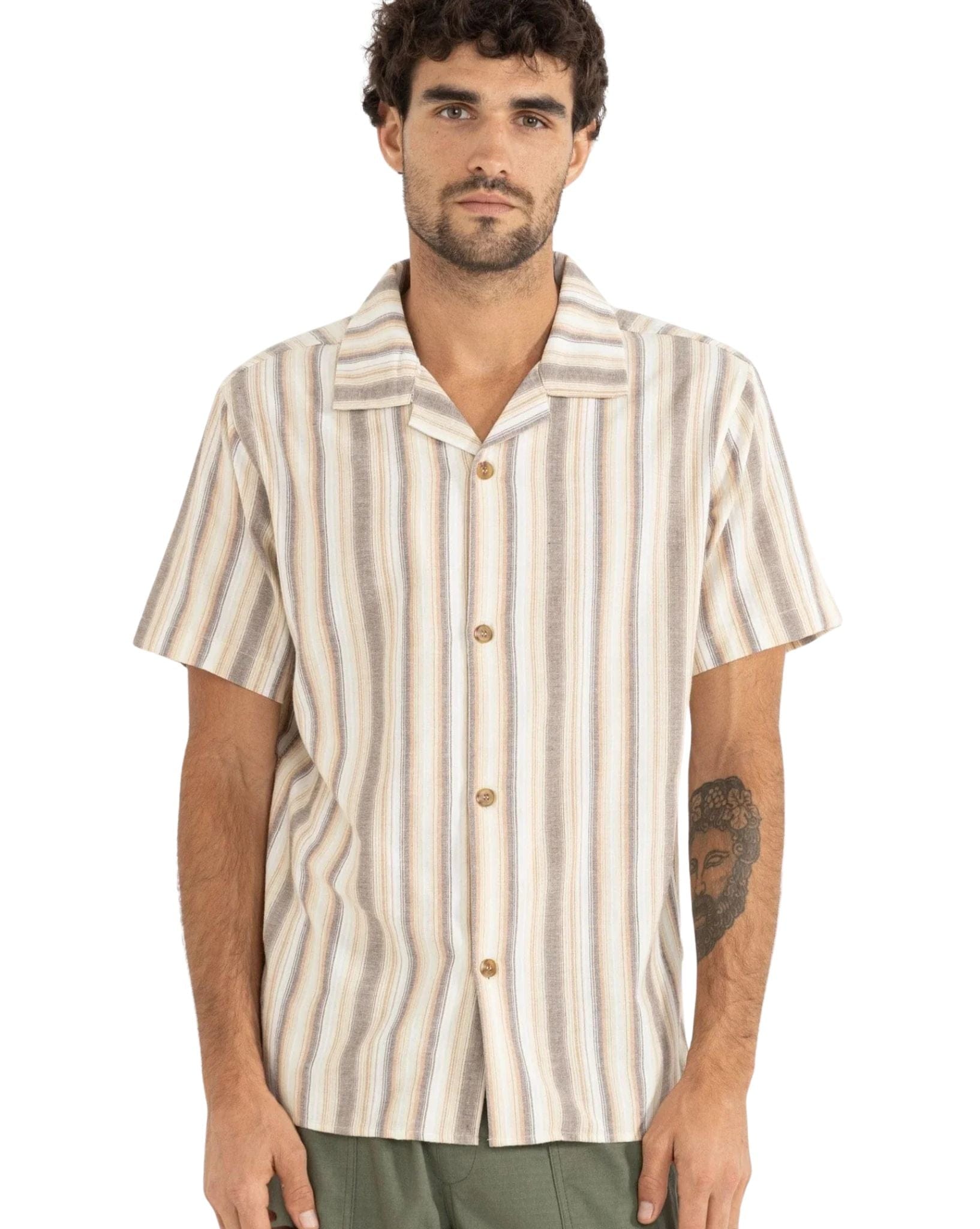 Rhythm Vacation Stripe Ss Shirt