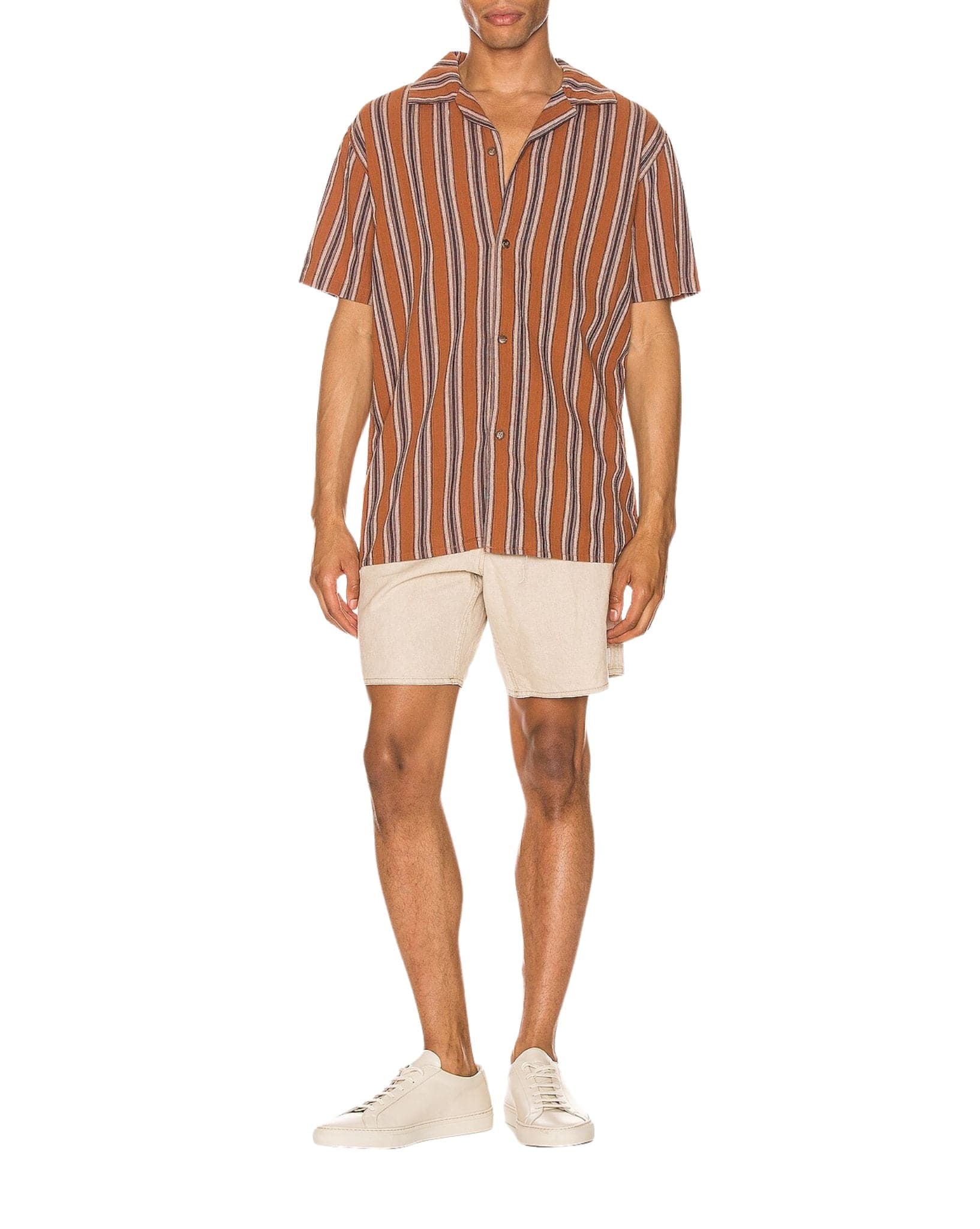 Rhythm Vacation Stripe Ss Shirt
