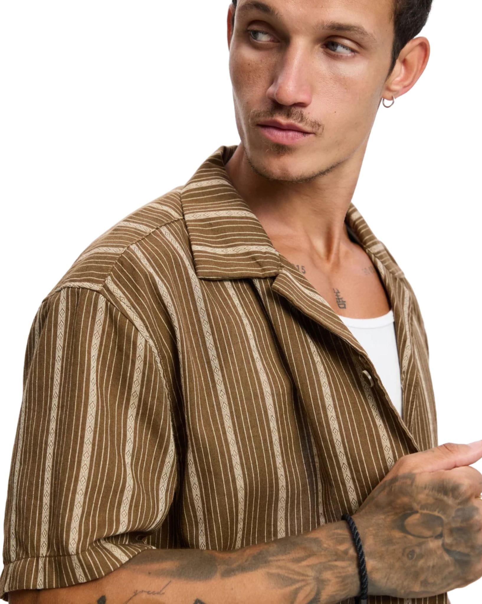 Rhythm West Winds Stripe Ss Shirt