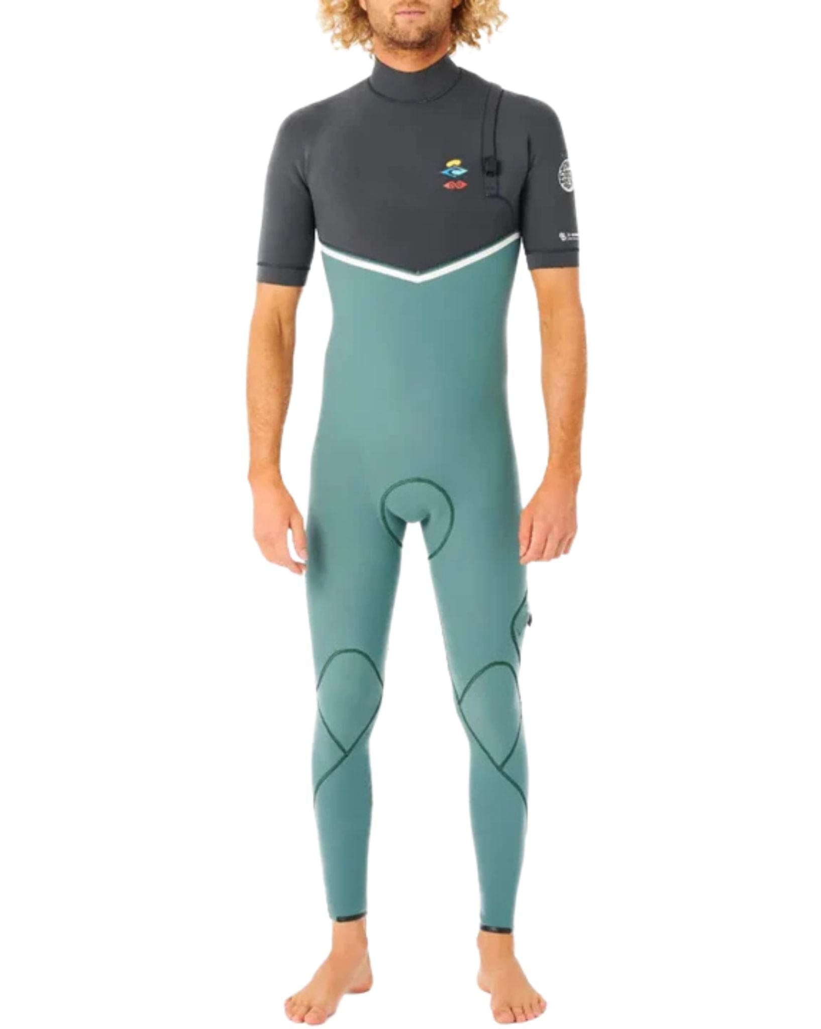 Ripcurl E-Bomb 2/2 Gb S/Sl Zip Free Muted Green