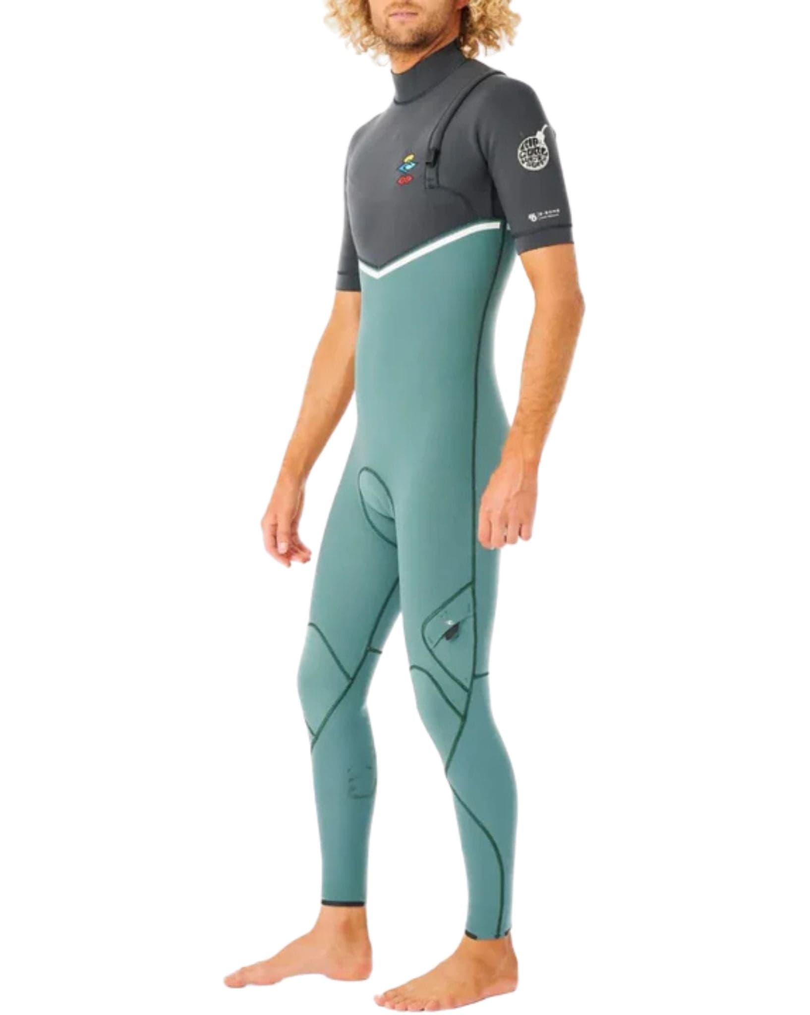 Ripcurl E-Bomb 2/2 Gb S/Sl Zip Free Muted Green