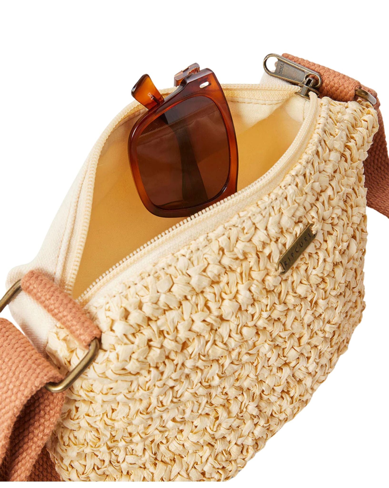Ripcurl Essentials Straw Crossbody Natural