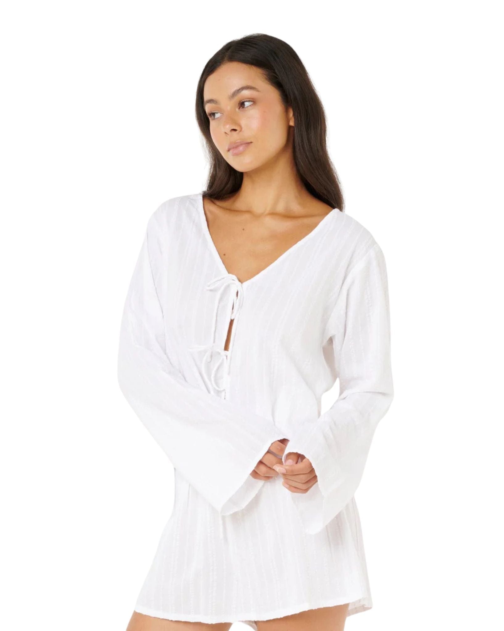 Ripcurl Haze Tie Front L/S Top