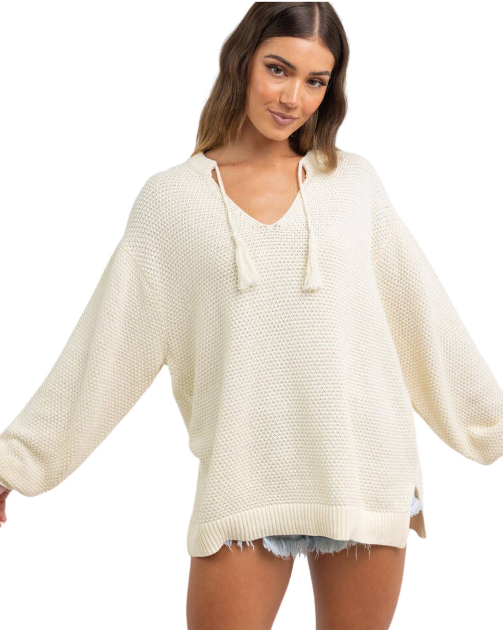 Ripcurl Womens Lunar Sweater - Vanilla