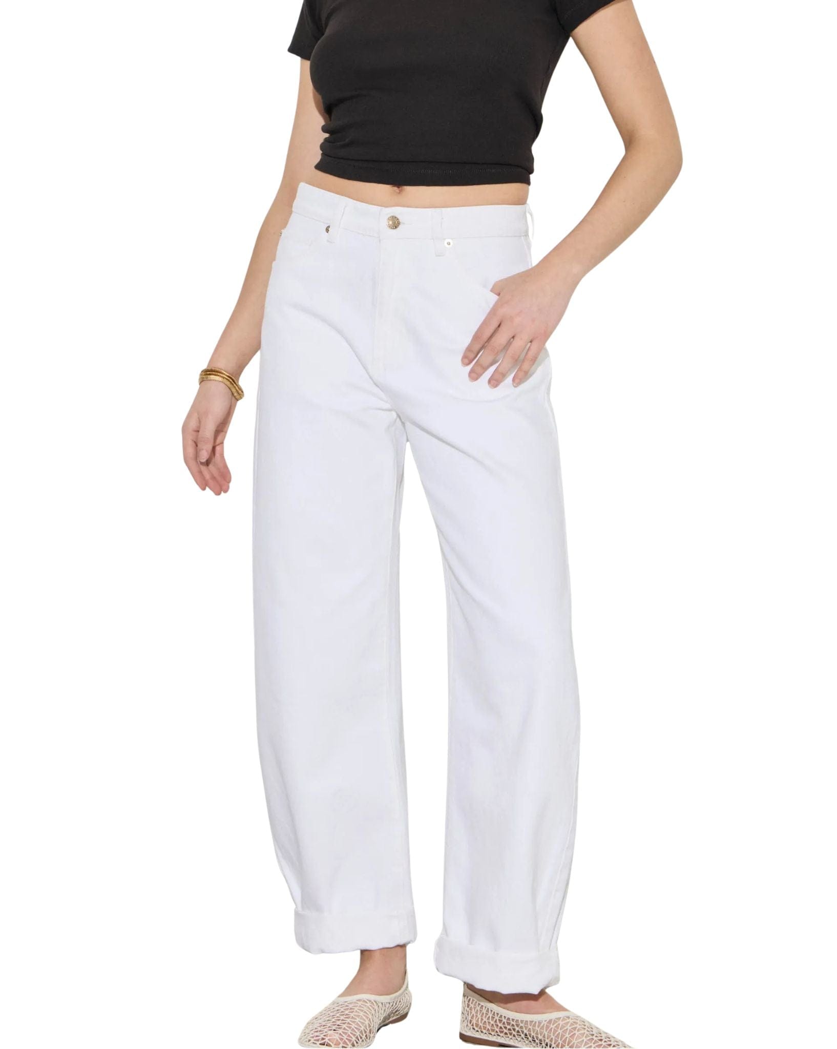 Rollas Arc Barrel White Gold