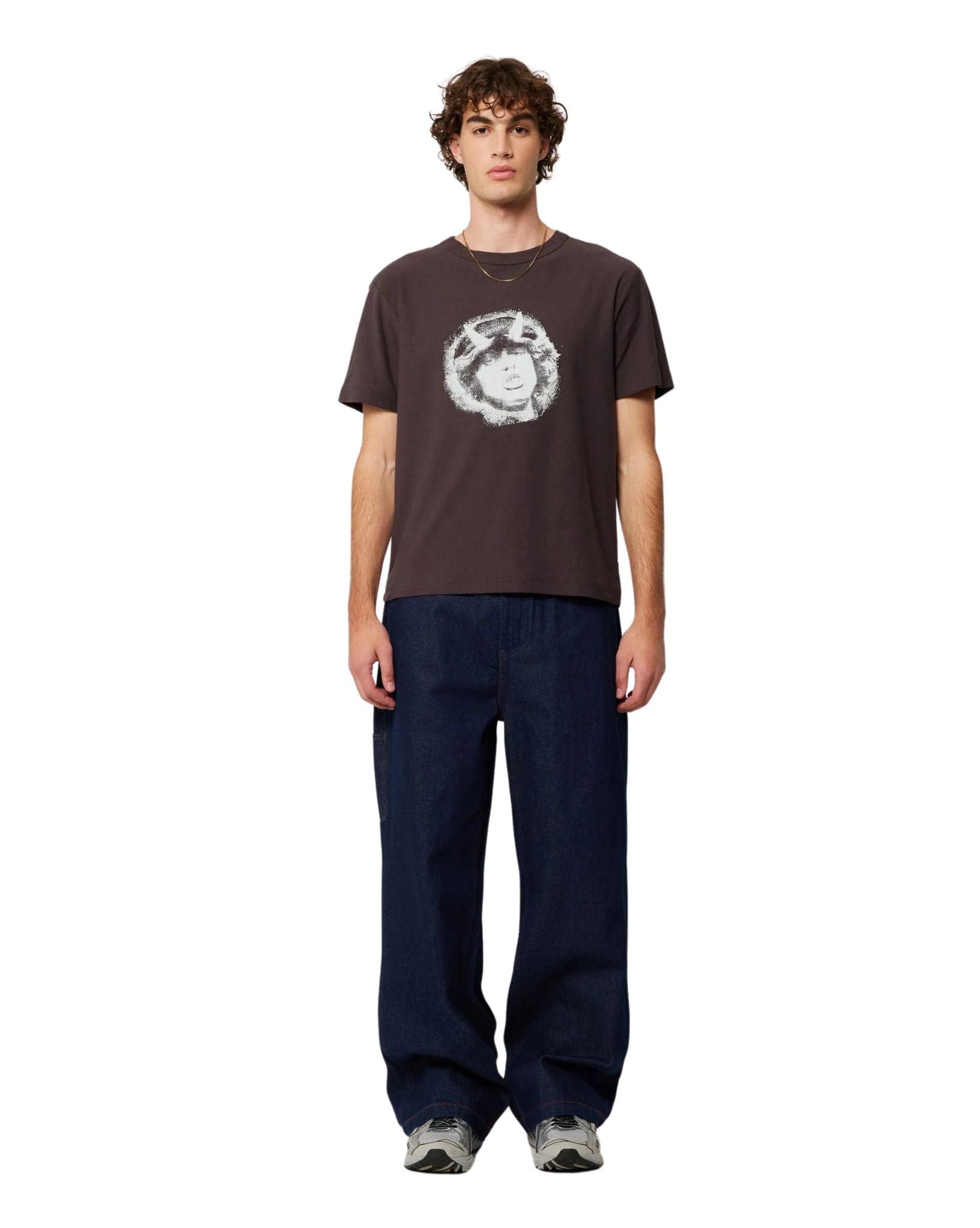 Rollas Mens Highway Devil Tee - Washed Black