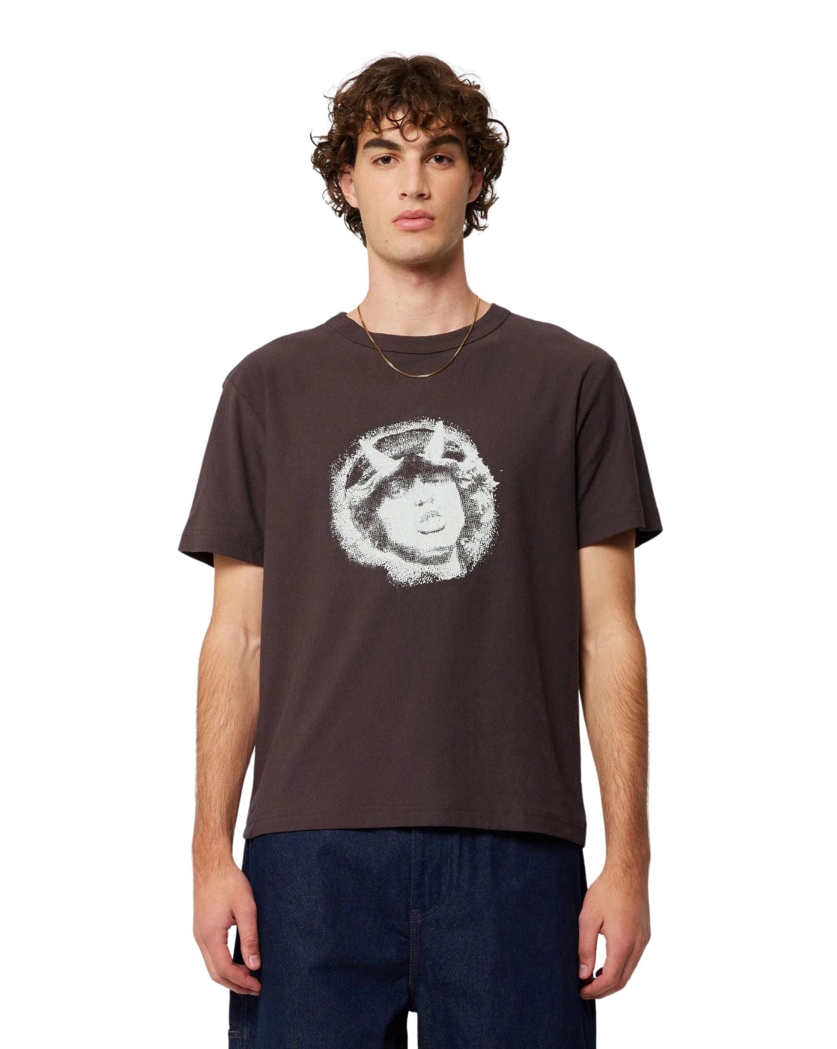 Rollas Mens Highway Devil Tee - Washed Black