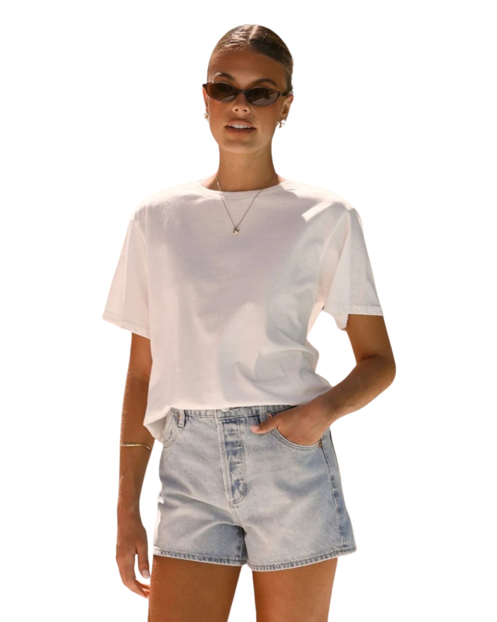 Rollas Original Short Longbeach - Light Vintage Blue