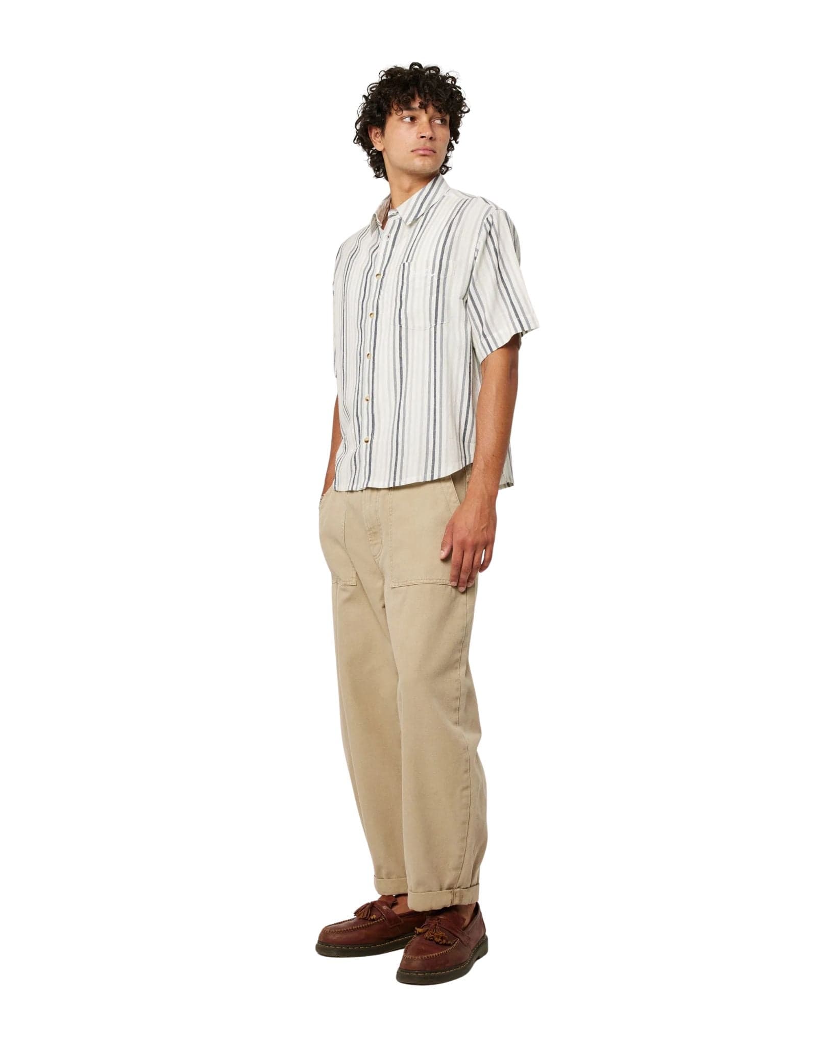 Rollas Tidal Waves Stripe Shirt