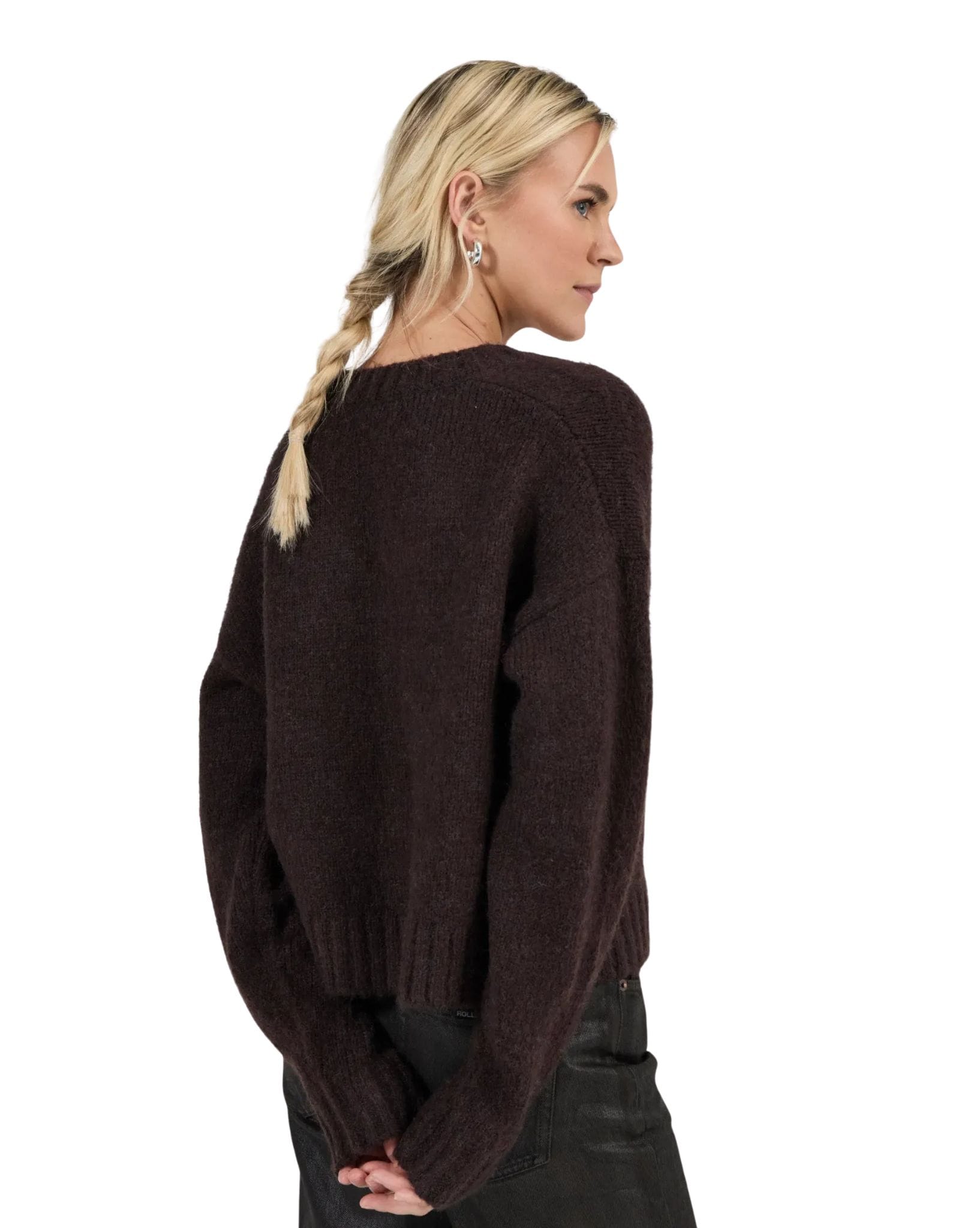 Rollas Tomboy V Neck Knit
