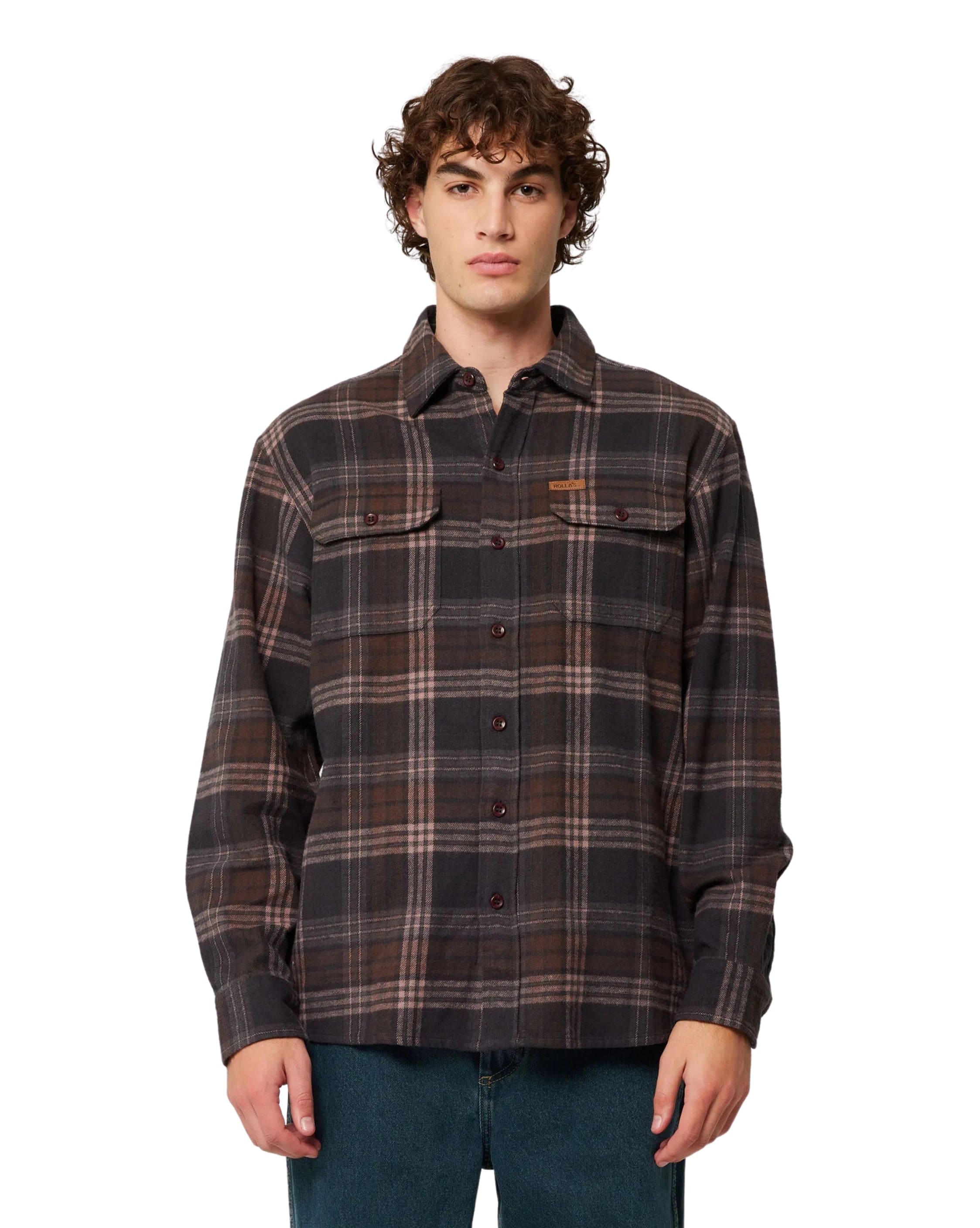 Rollas Trailer Check Shirt