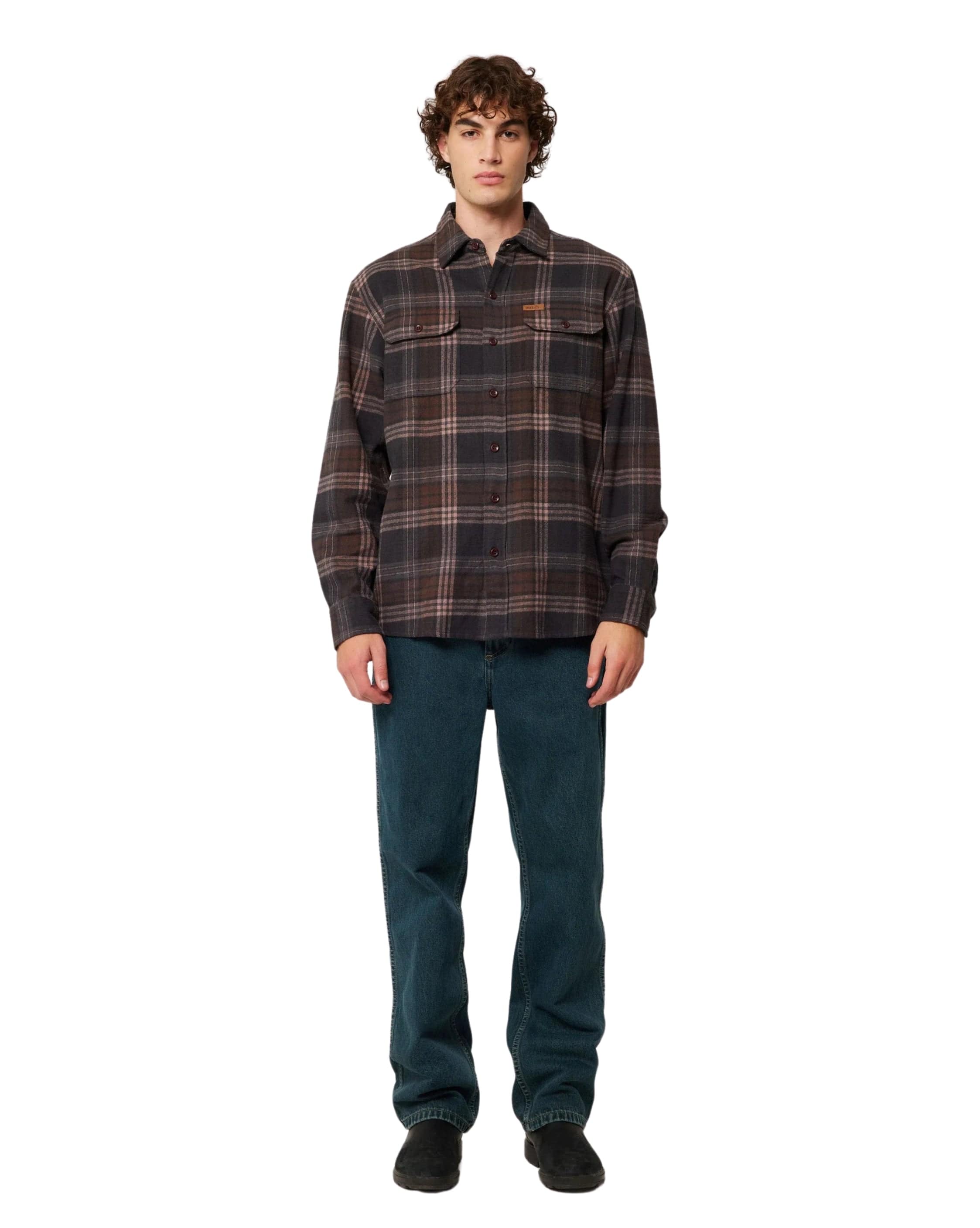 Rollas Trailer Check Shirt