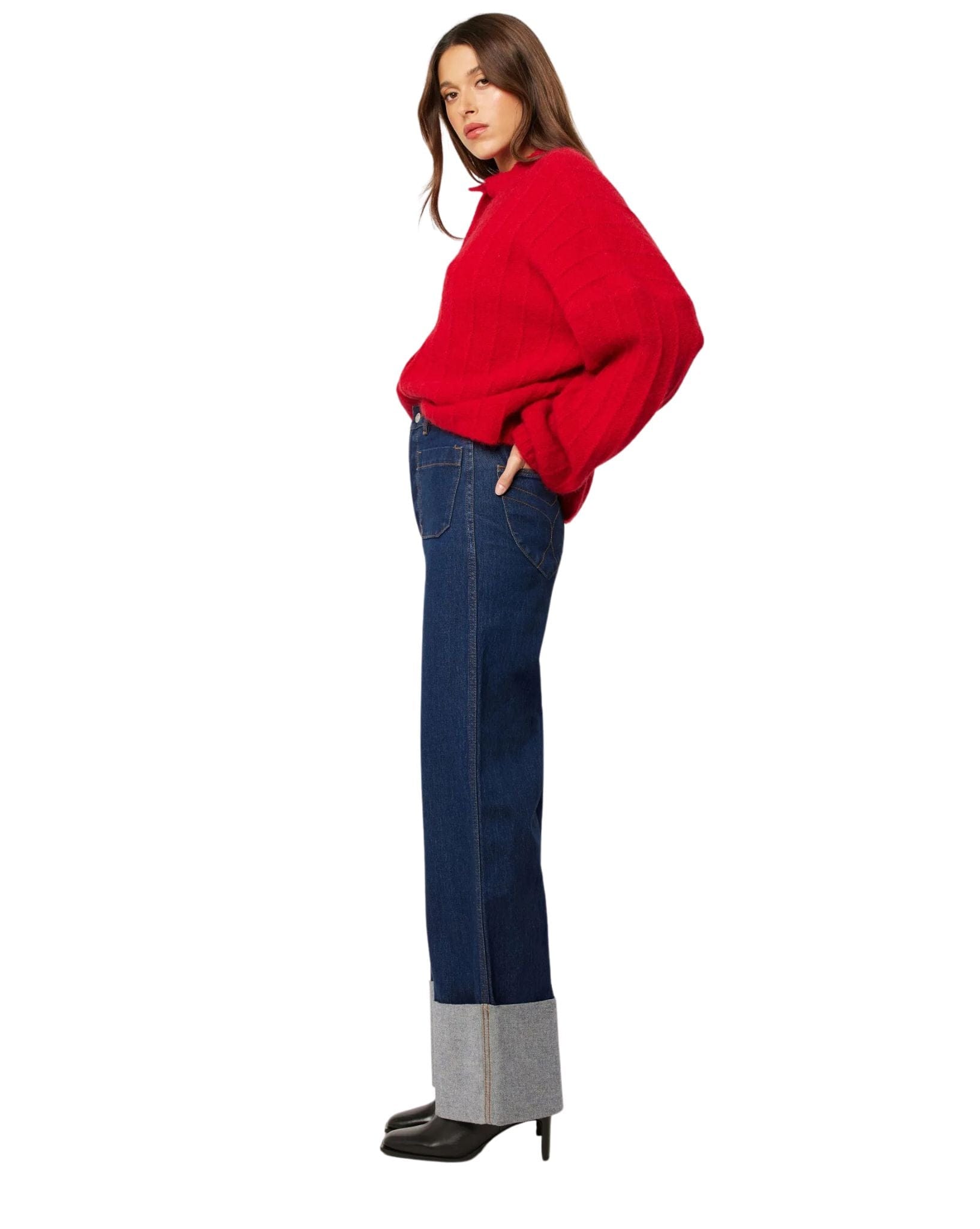 Rollas Womens Sailor Long Riley Blue