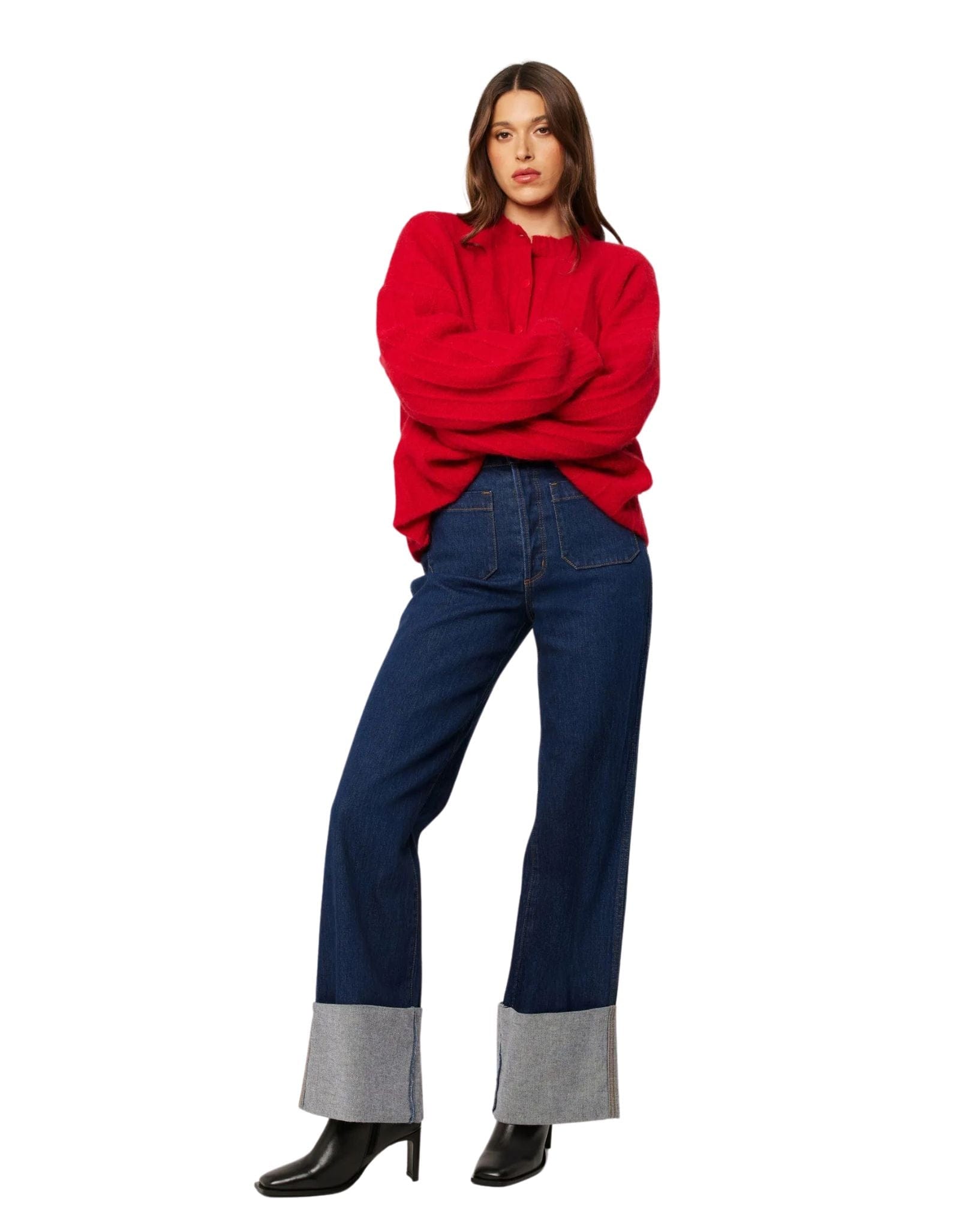 Rollas Womens Sailor Long Riley Blue