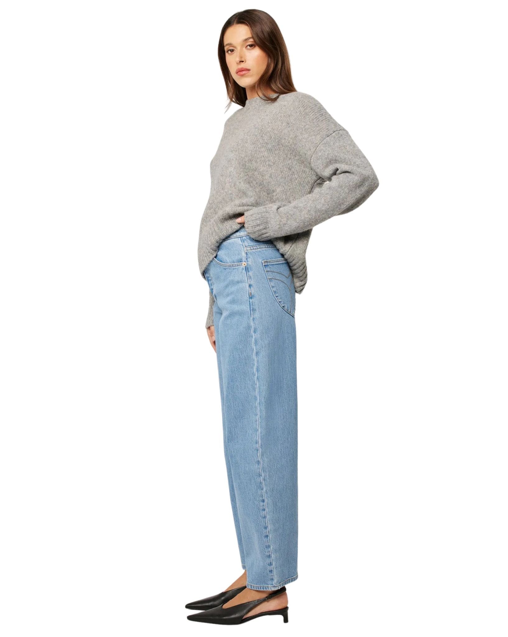 Rollas Womens Tomboy Merino Knit