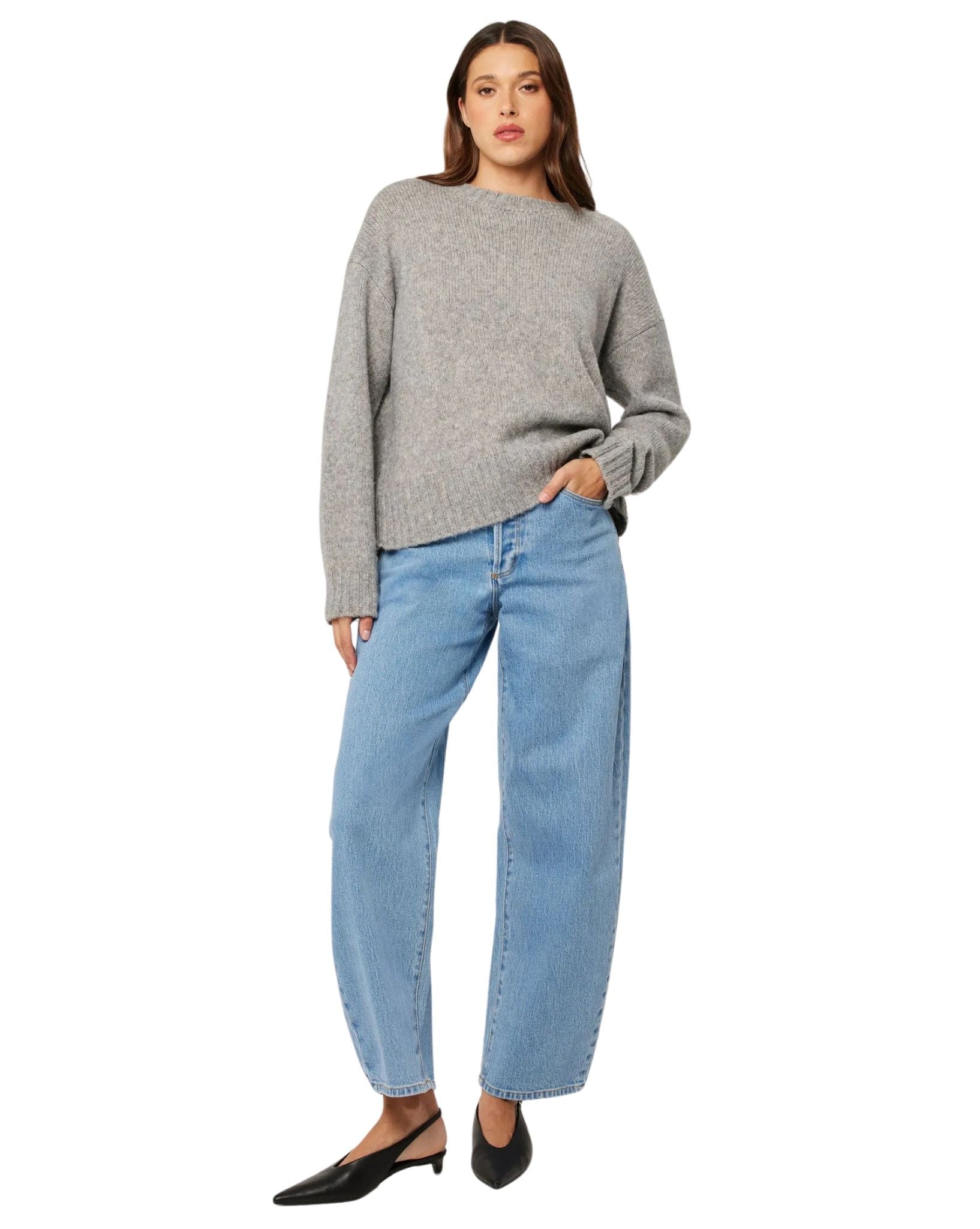 Rollas Womens Tomboy Merino Knit