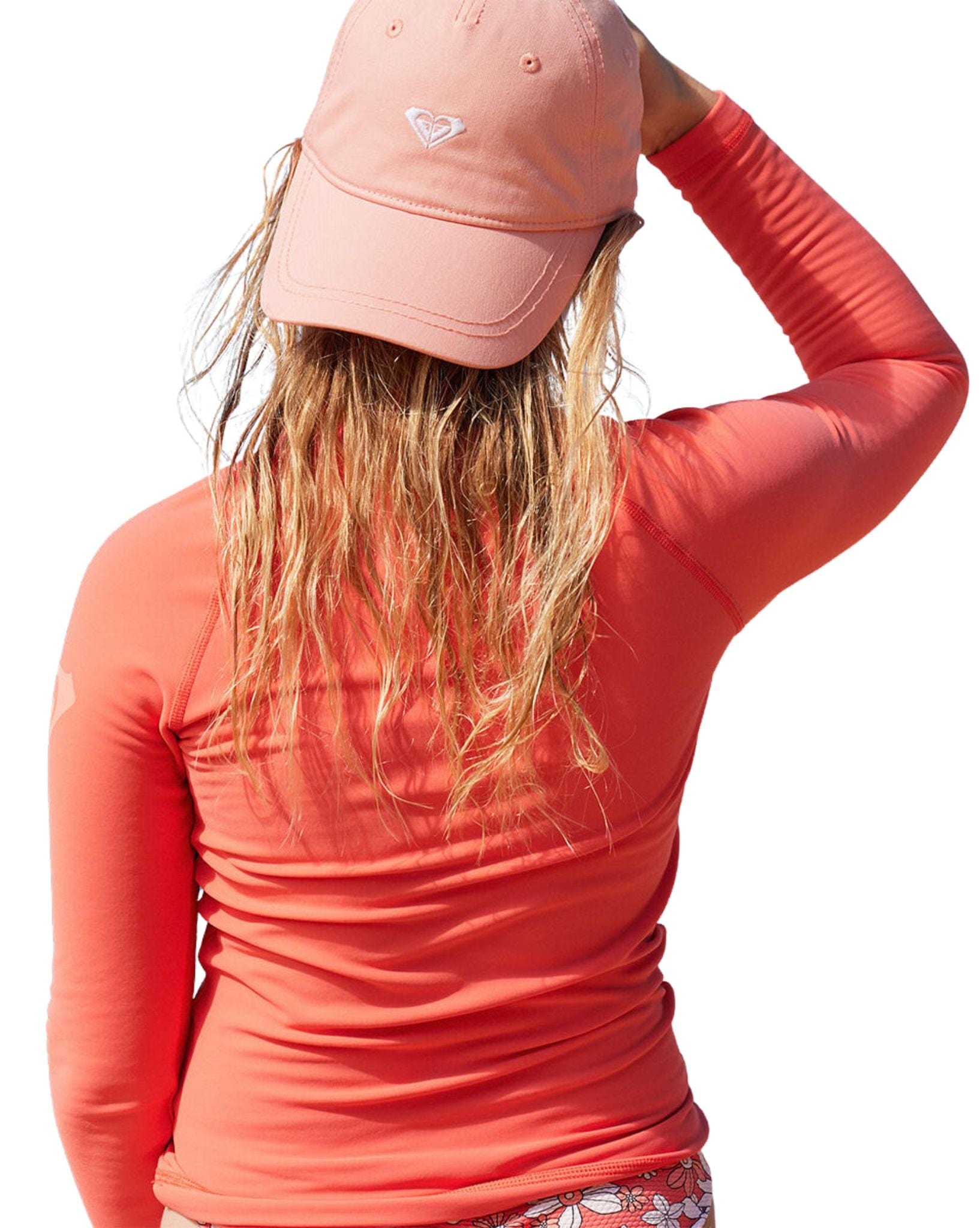 Roxy Girls Heater Ls Lycra Rash Vest - Dubarry