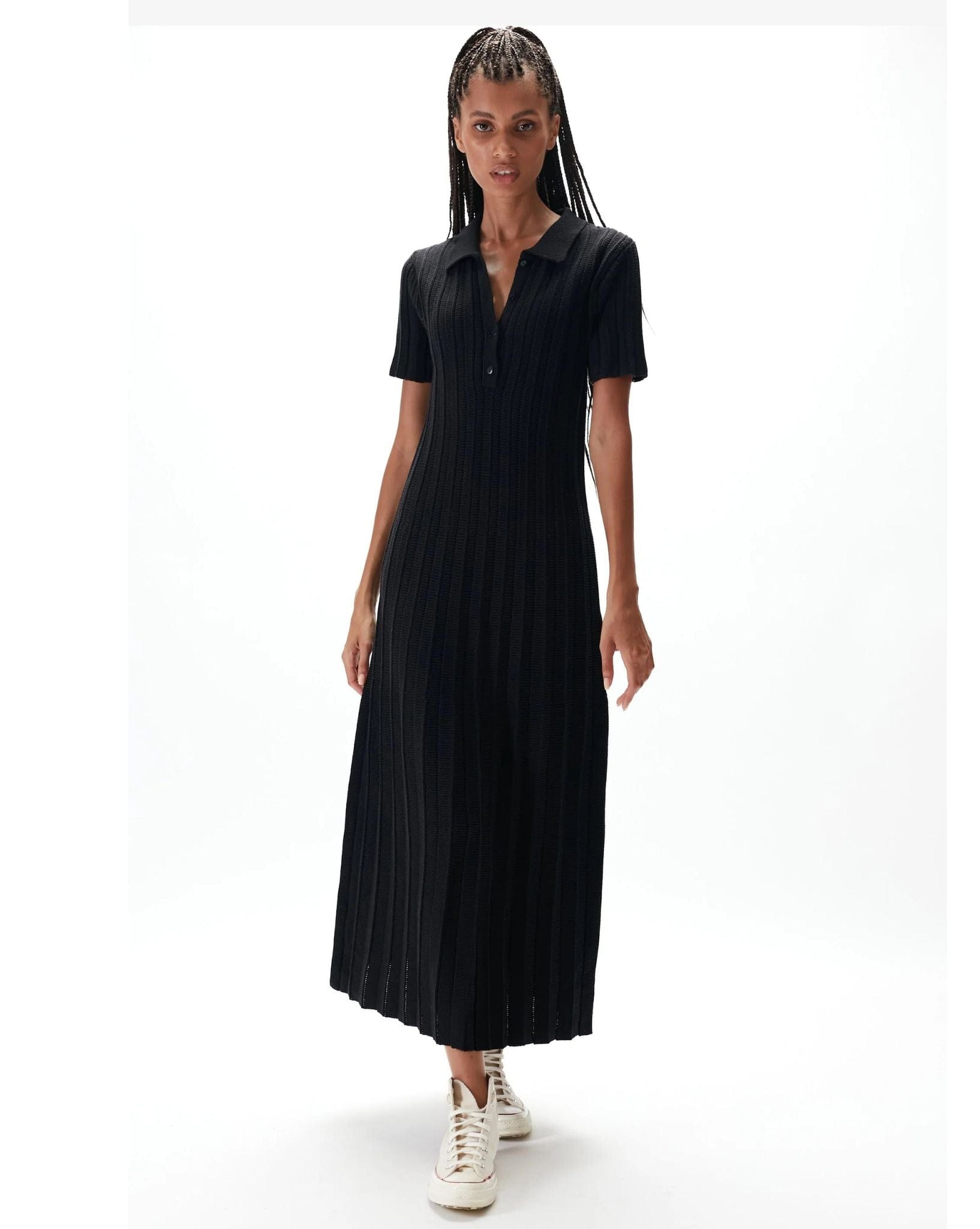 Rue Stiic Womens Luisa Knit Dress - Black