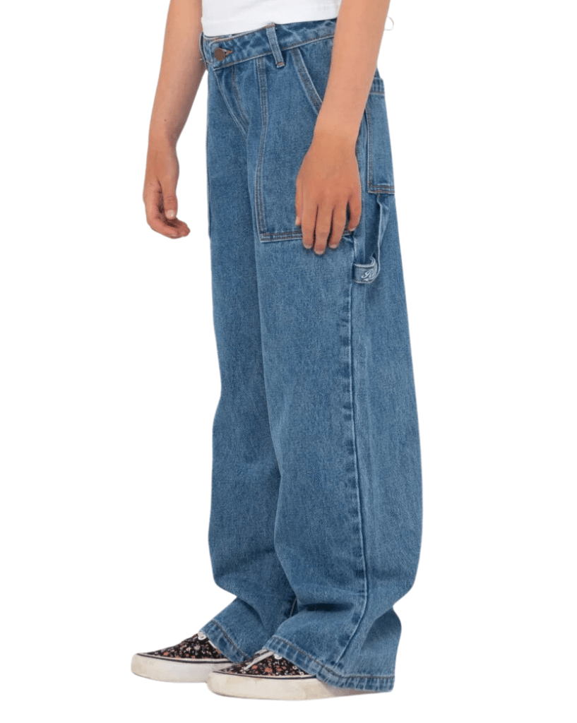Rusty Billie Low Denim Carpenter Pant Girls